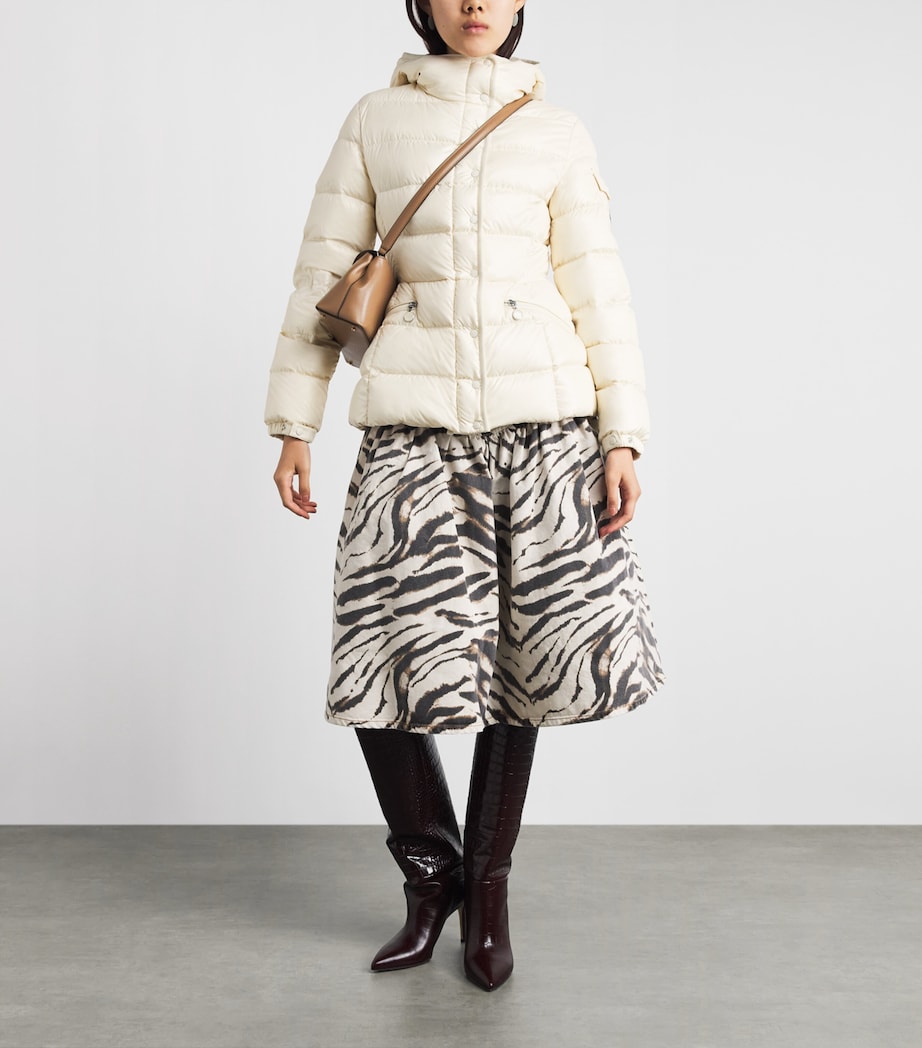 Moncler Womens Down Hooded Barante Jacket Image 2