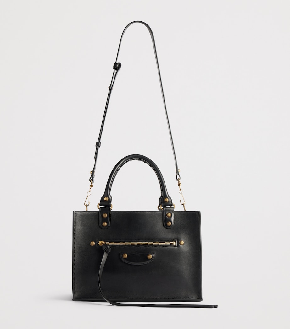 Balenciaga Medium Leather Le City Tote Bag Image 3