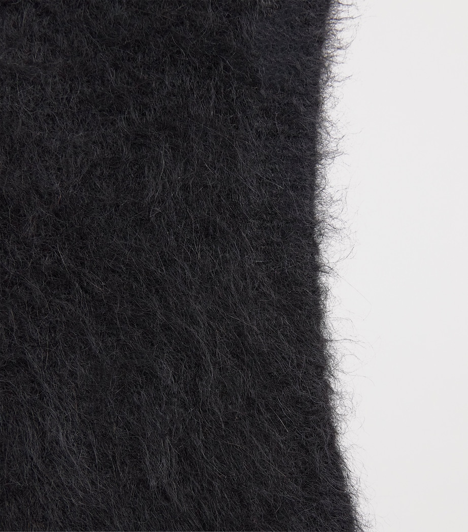 COLE BUXTON Alpaca-Blend Knit Balaclava Black Image 5