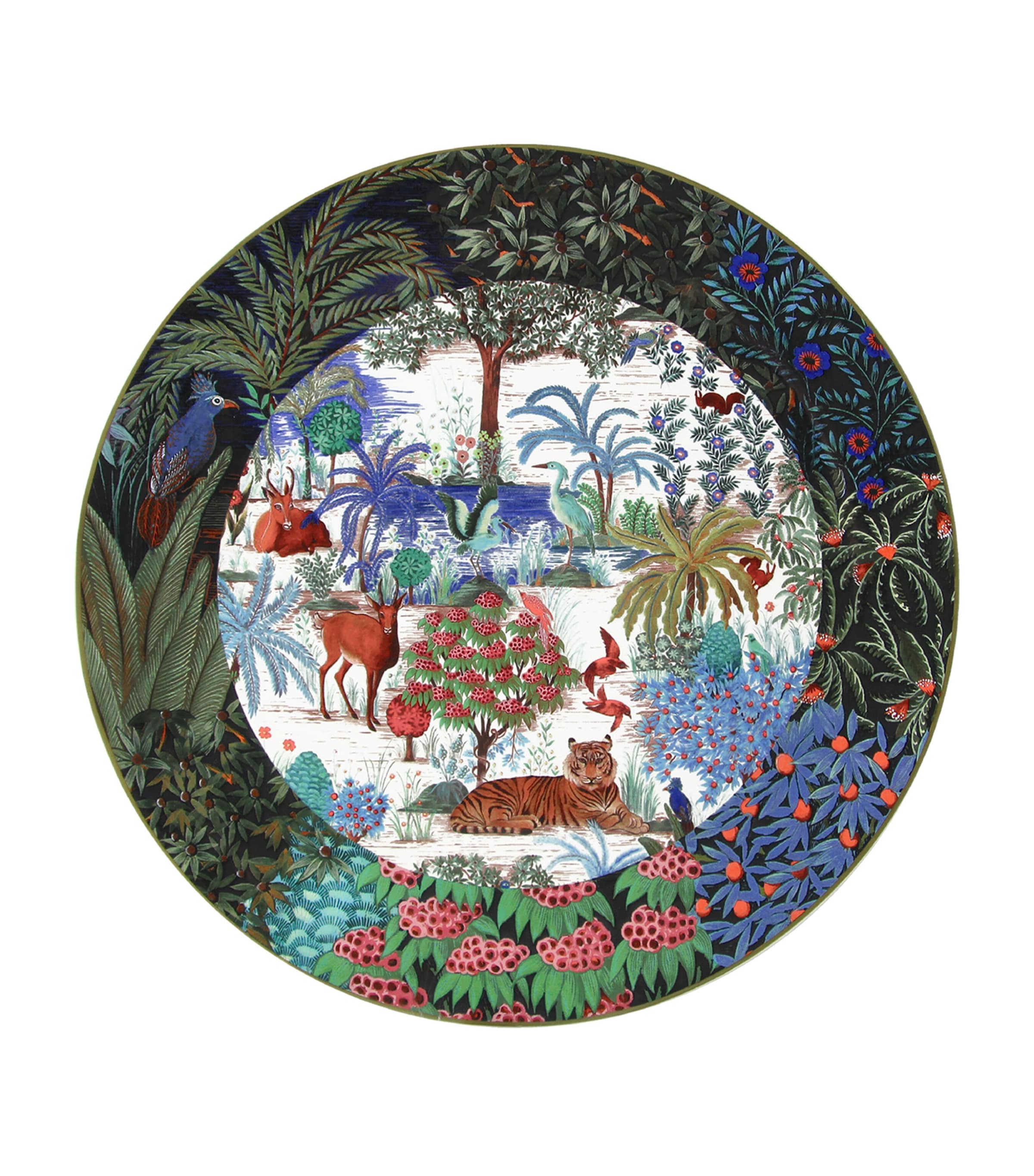 Gien Jardin Du Palais Cake Platter