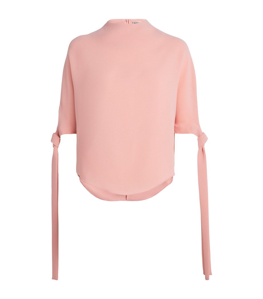 Edeline Lee Womens Tie-Detail Padernal Top Pal Image 1