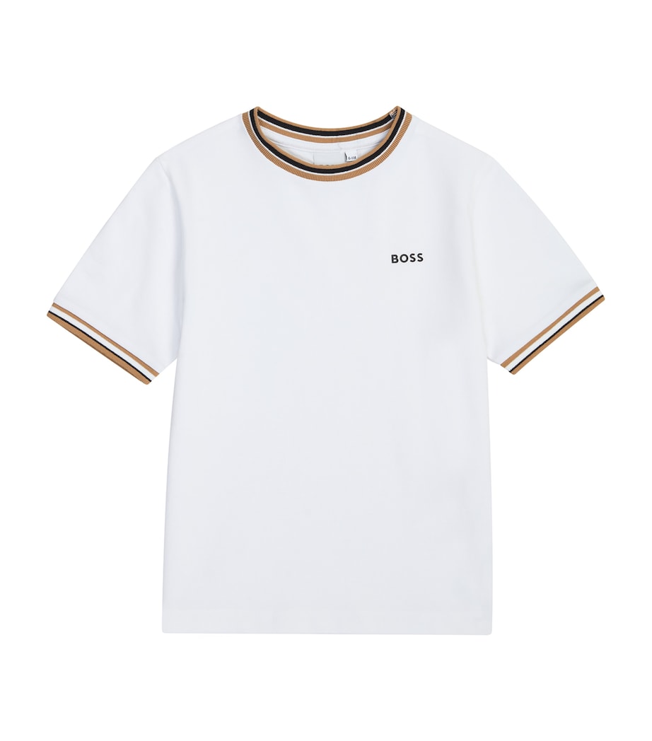 Cotton Logo T-Shirt (4-16 Years) WHITE Image 1