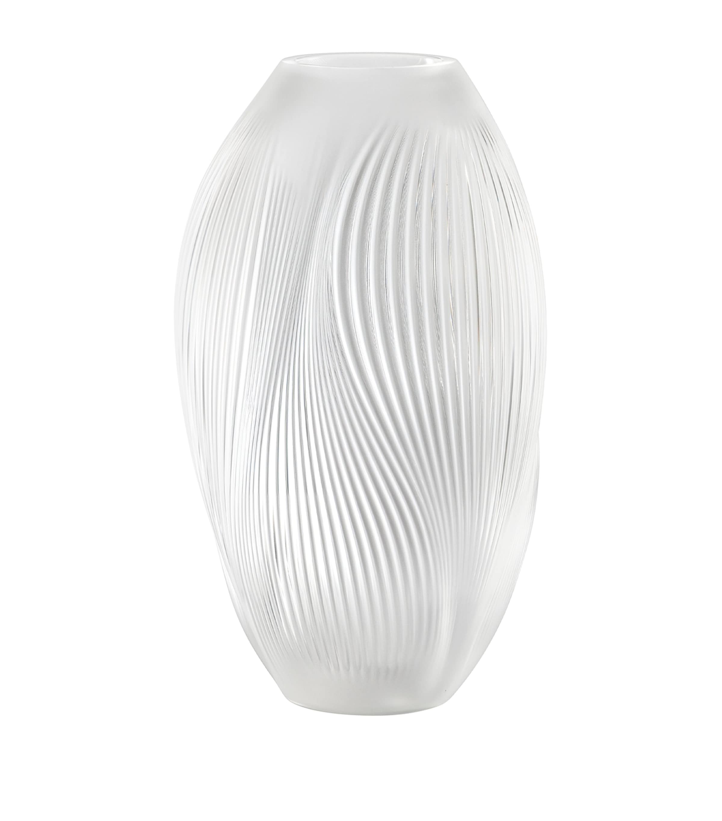 Lalique Crystal Alizé Vase (38cm) Incolore Image 1