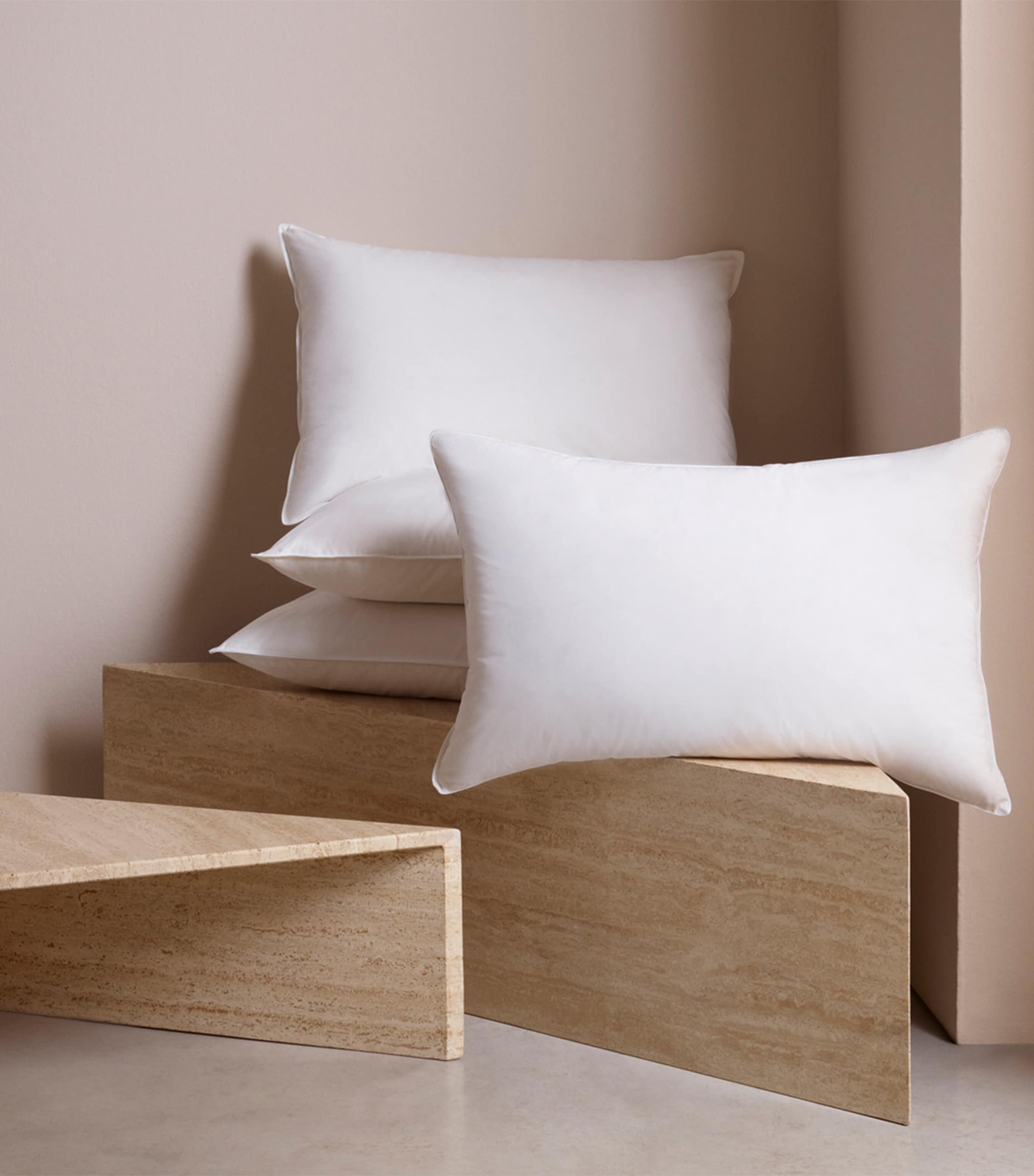 Medium Goose Down Pillow (50cm x 75cm) WHITE Image 4