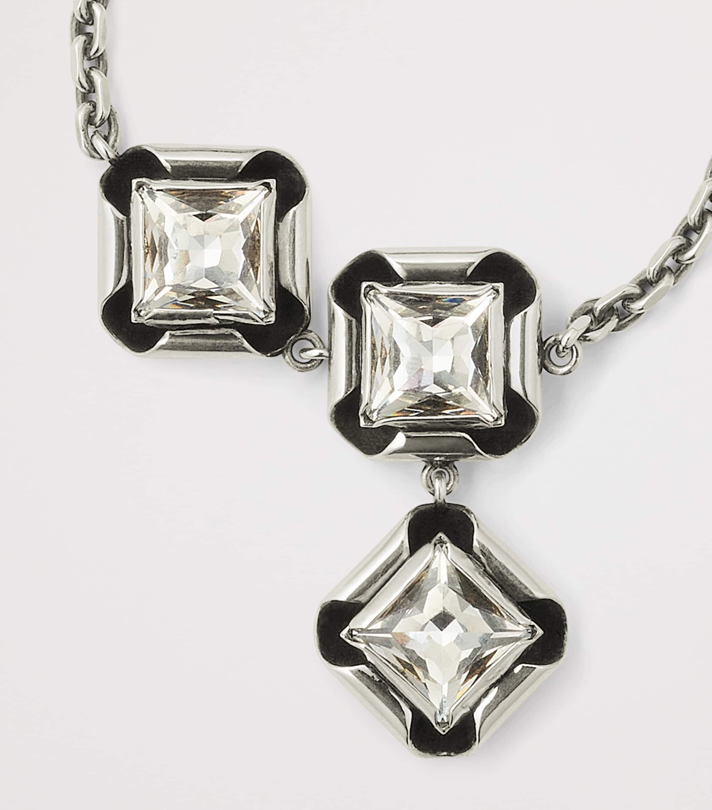 Givenchy Deconstructed Chain Bracelet Antic Silvery Image 4