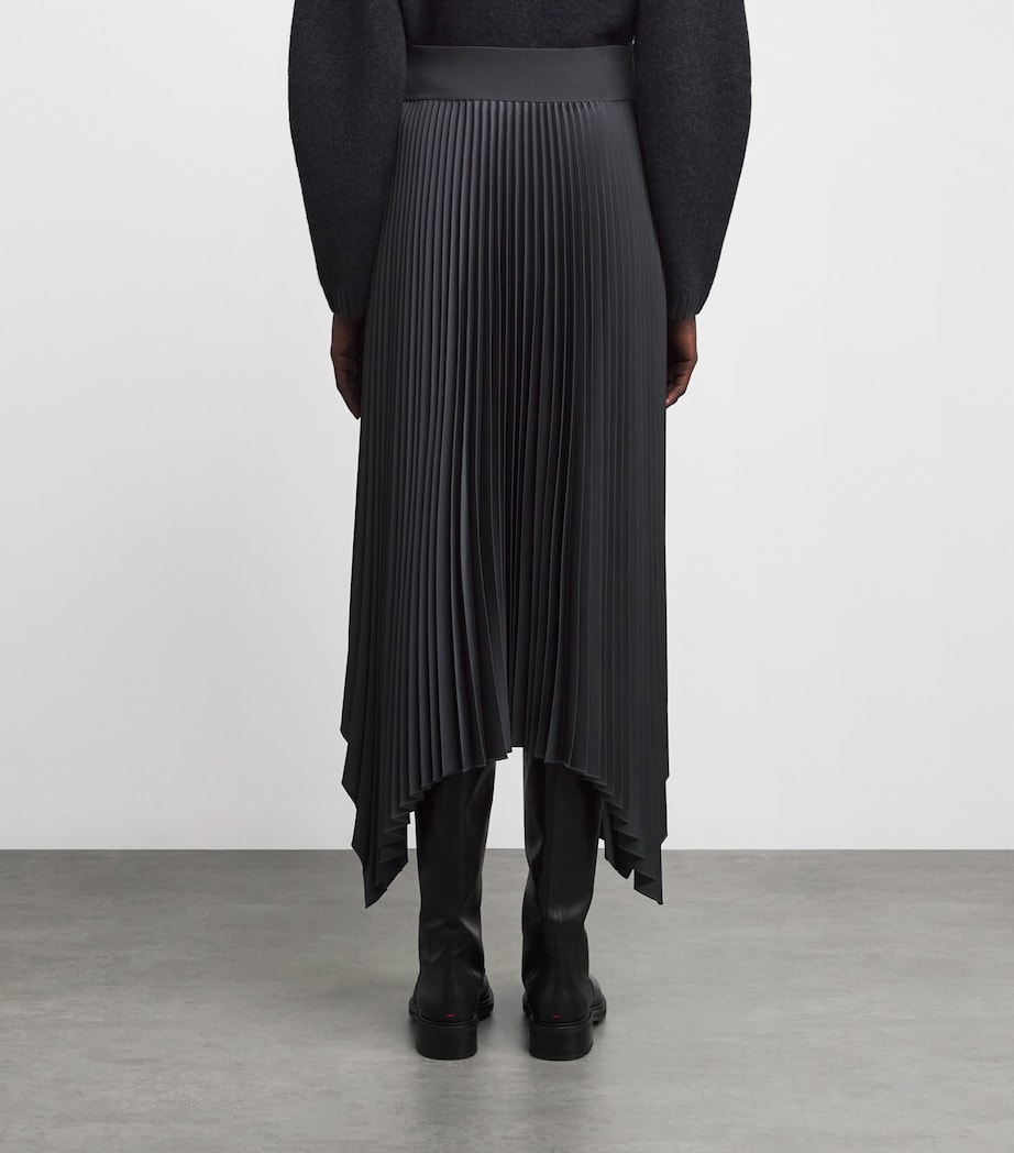 Plissé Ade Midi Skirt SMOKE Image 4