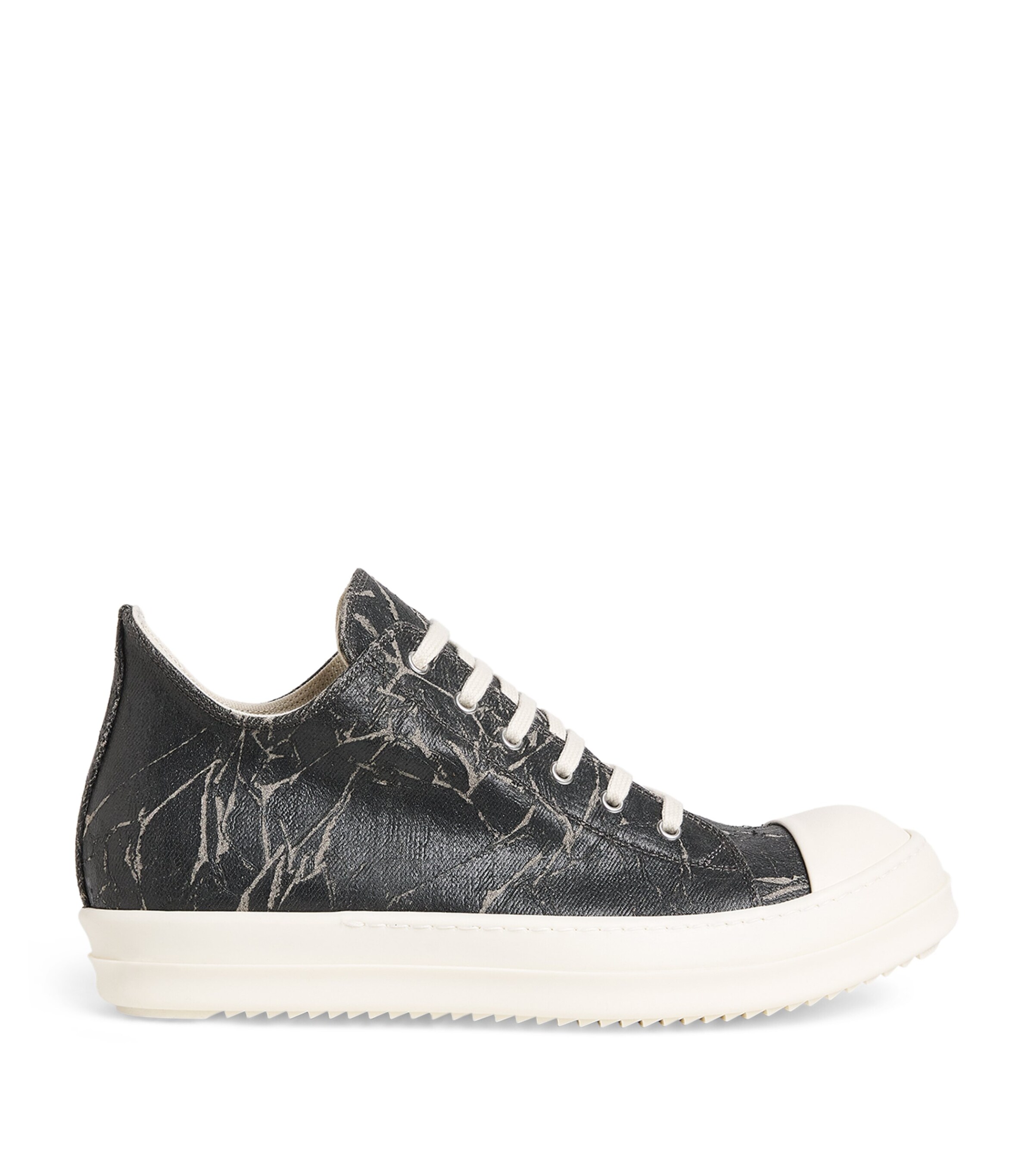 Rick Owens DRKSHDW Megacrust Denim Classic Low-Top Sneakers | Men New In | Mens Shoes | Men Shoes | Trainers | Low-Top Trainers | Designers | Rick Owens