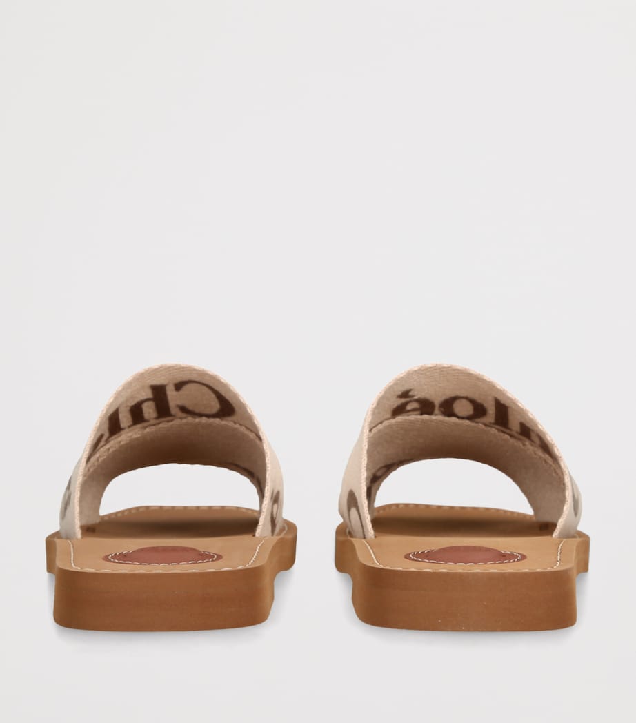 Canvas Jacquard Woody Sandals BLUSH Image 2