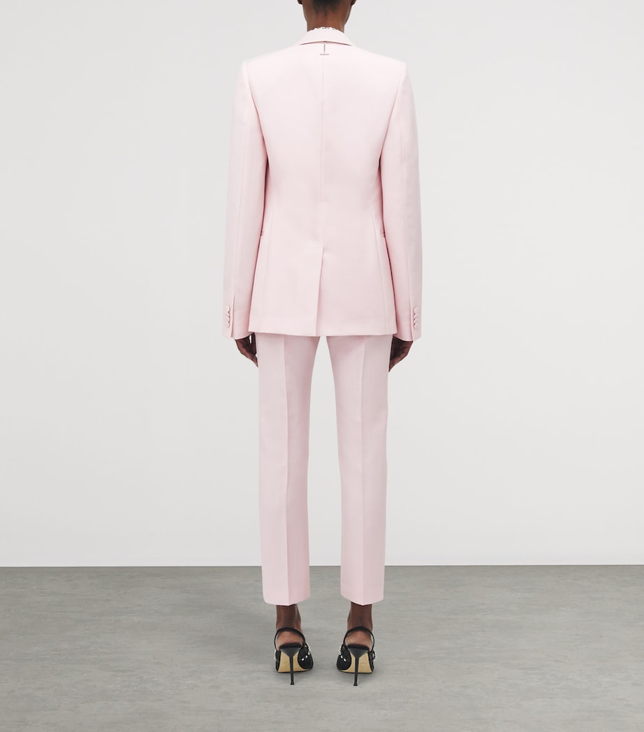 Wool Ruffle Asymmetric Blazer 5009 Image 4