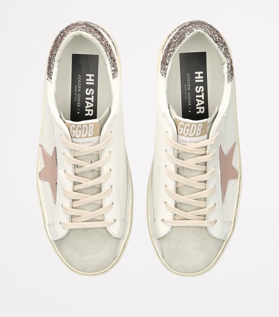 Golden Goose Suede Hi Star Sneakers White/comb Image 4