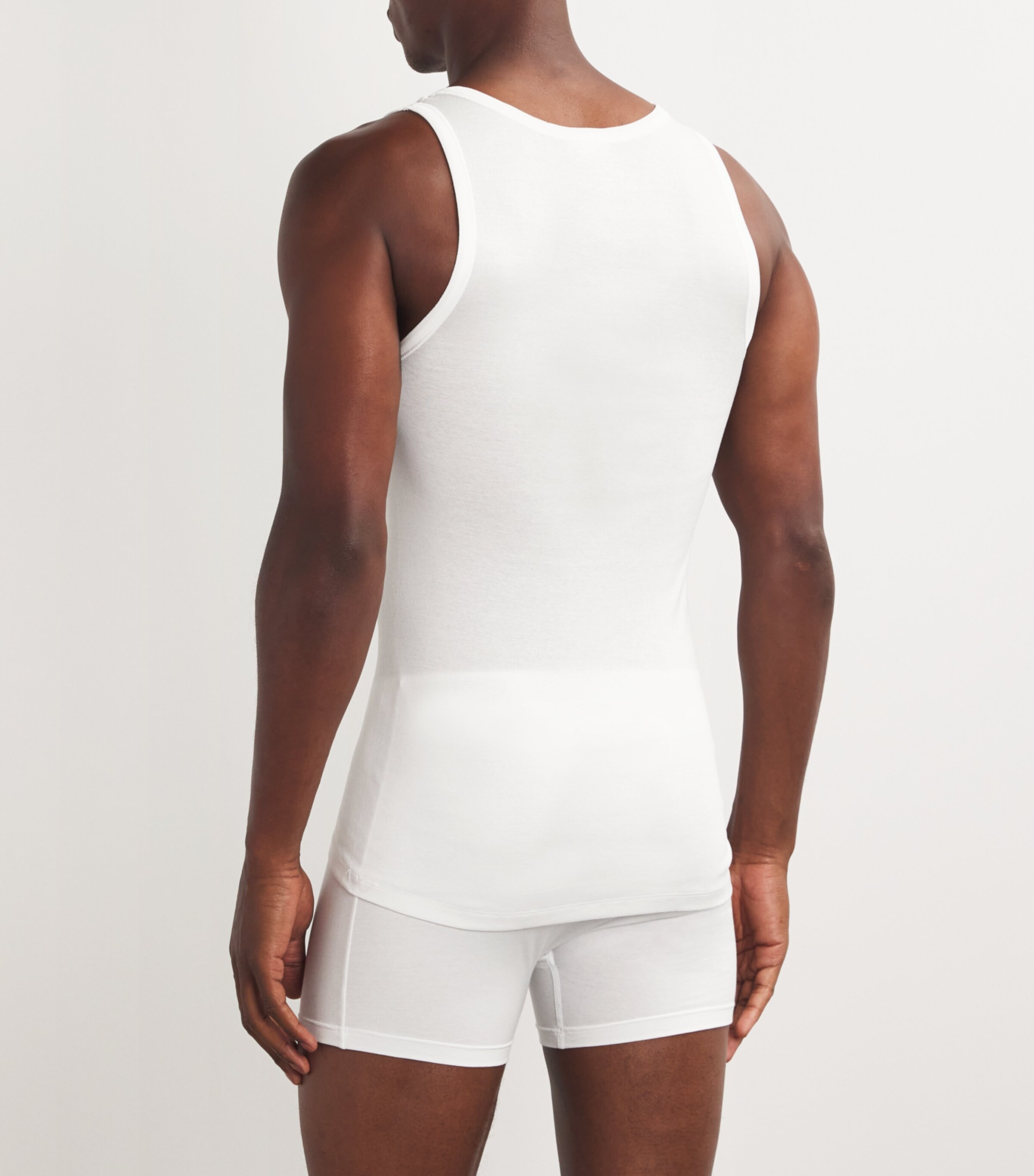 Cotton Pure Vest 0101/WHITE Image 3