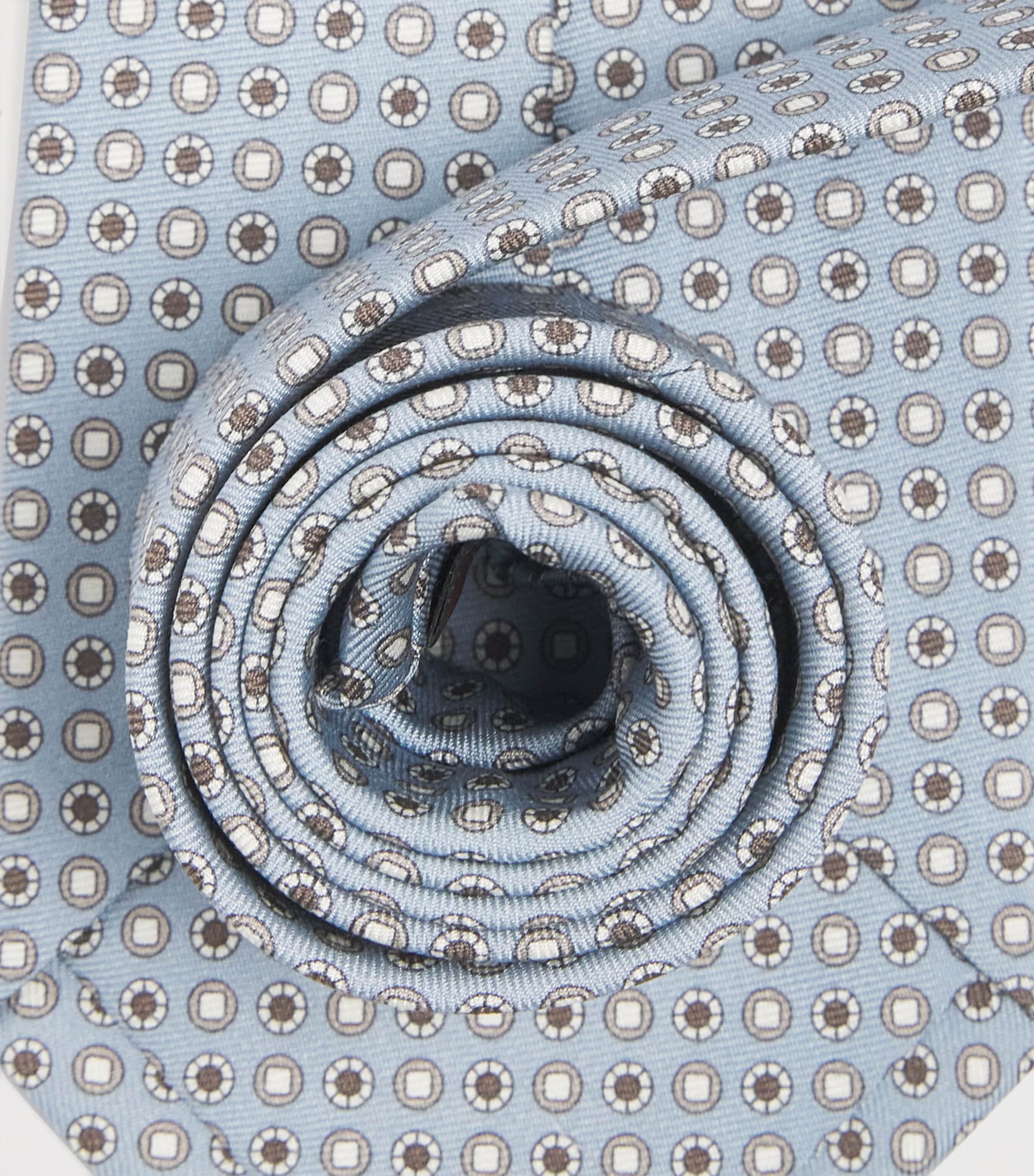 Canali Silk Medallion Print Tie Image 3