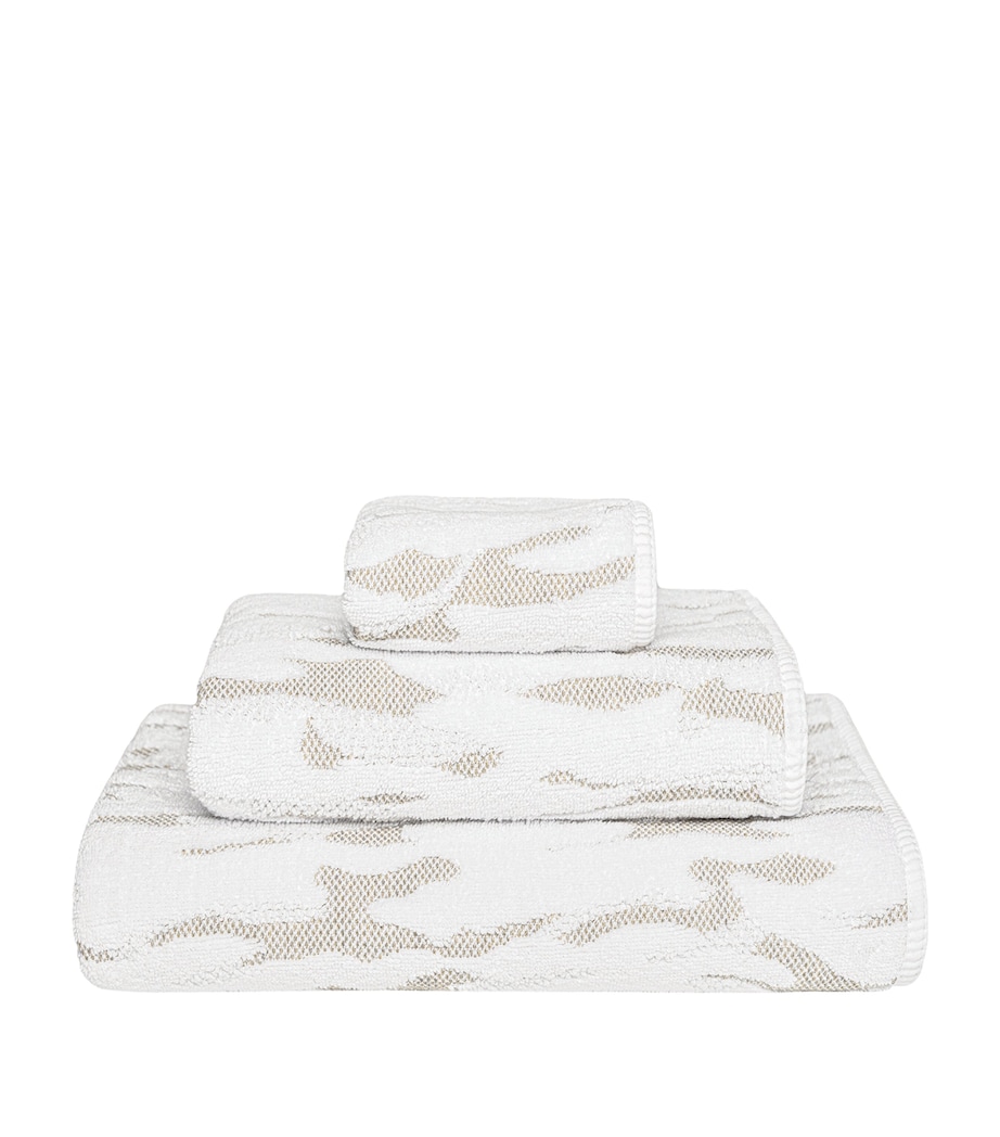 Stratus Bath Sheet (95cm x 150cm) WHITE Image 1