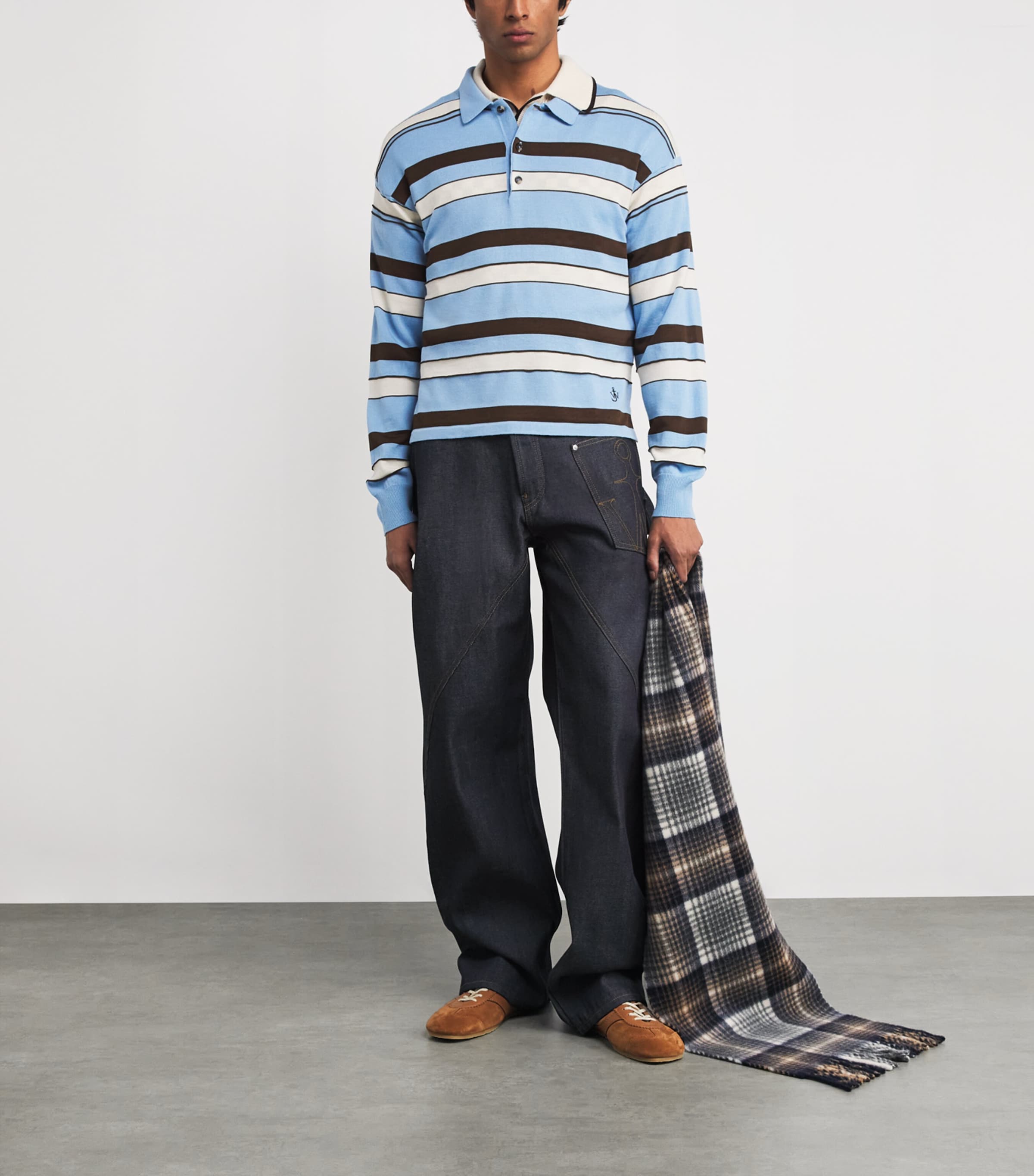 Twisted Wide-Leg Jeans INDIGO 870 Image 2