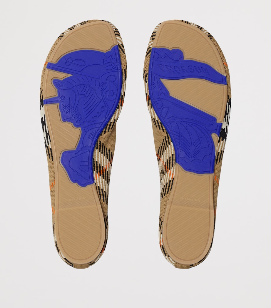 Knit Check Baby Ballet Flats SAND IP CHECK Image 7