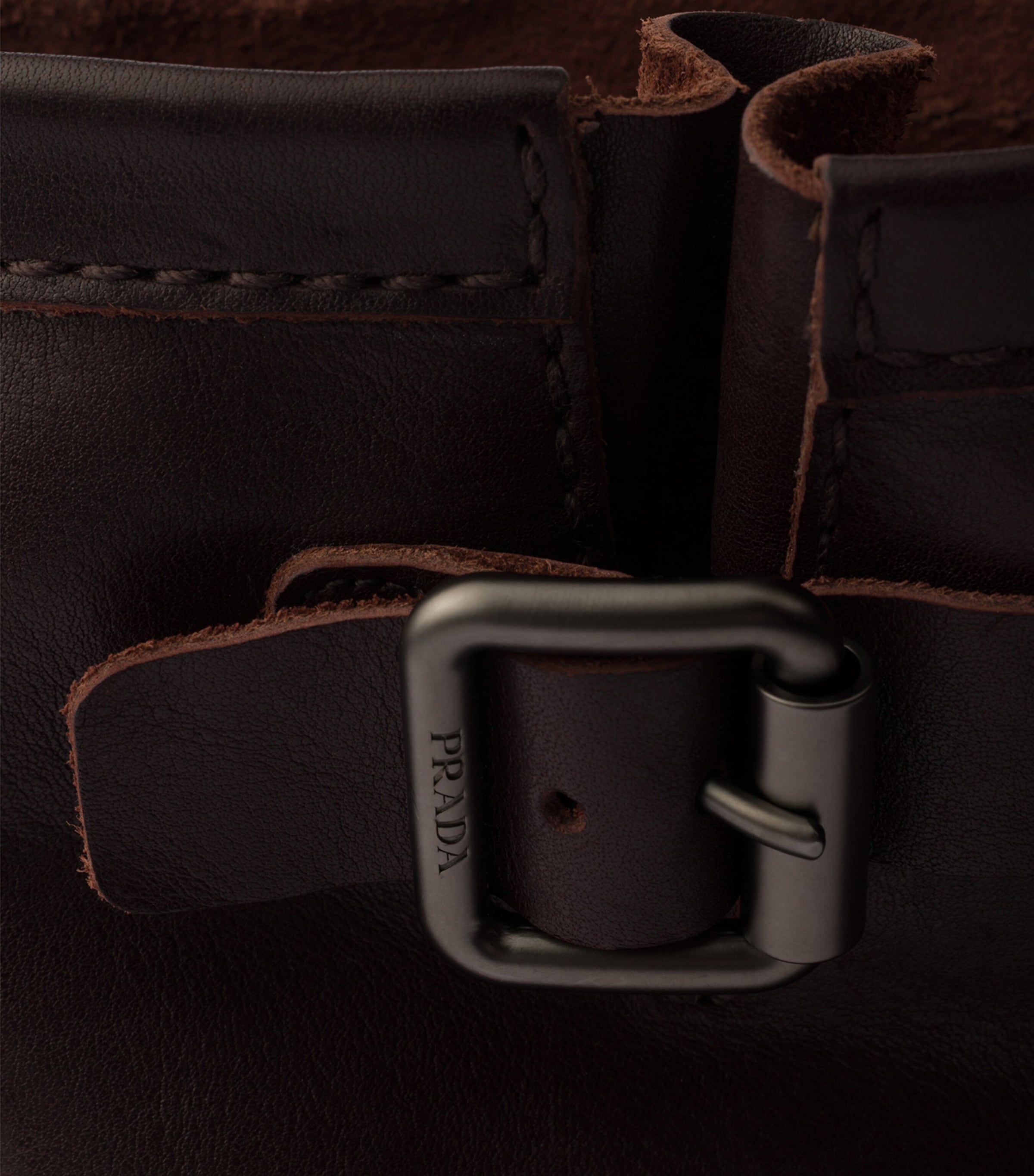 Prada Leather Mid-Calf Boots Image 7