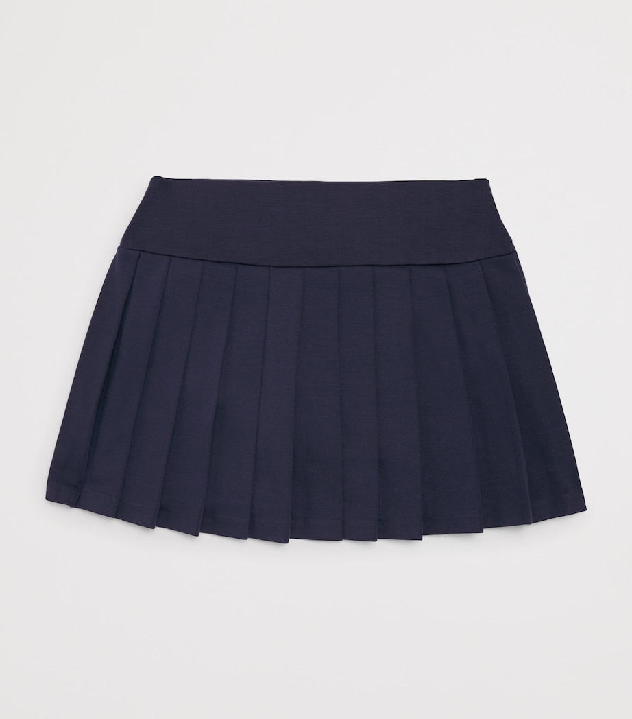 Ralph Lauren Kids x Wimbledon Pleated Mini Skirt (2-6 Years) Rl Navy Image 2