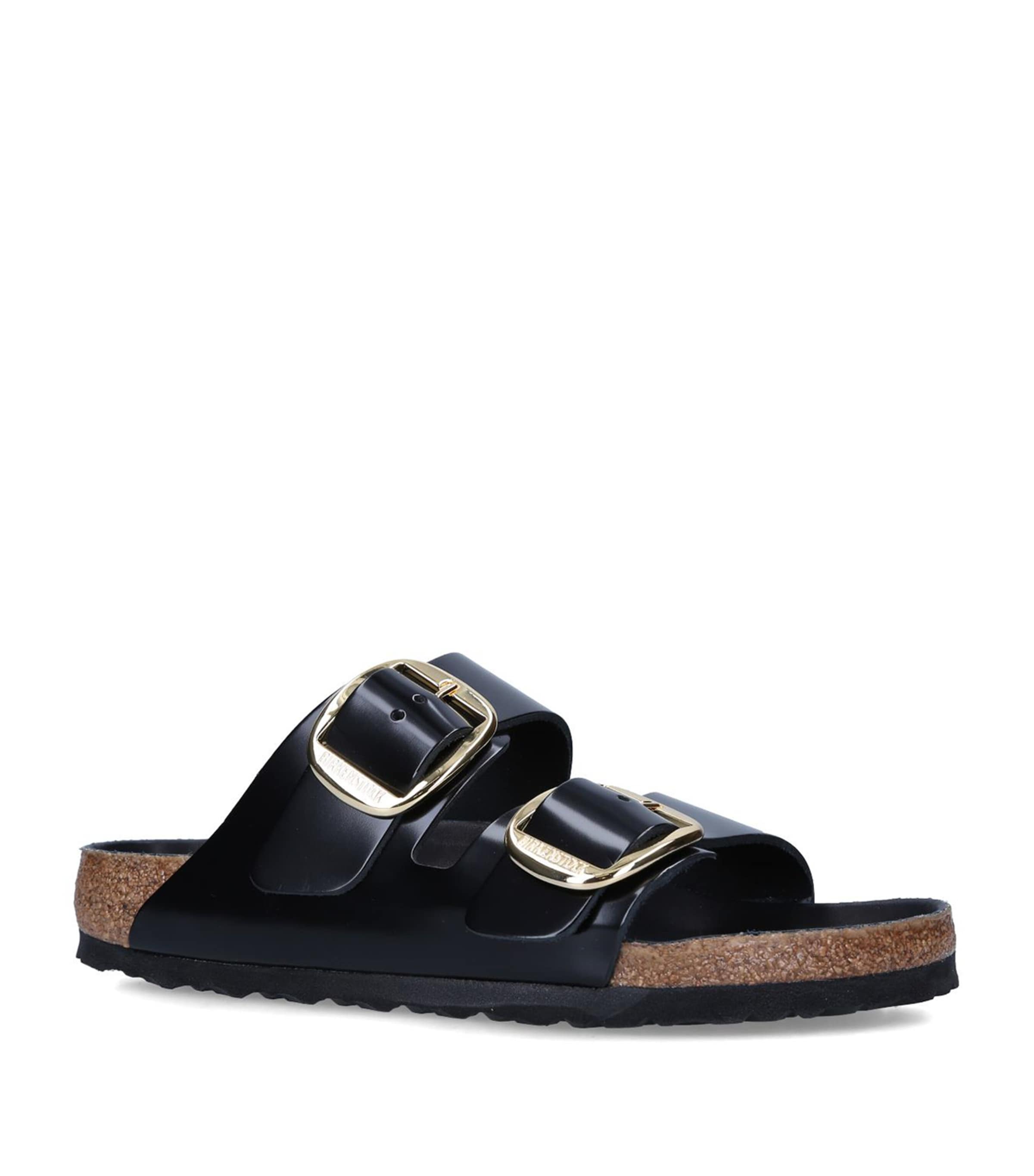 Birkenstock Arizona Big Buckle Slip-on Sandals In Black