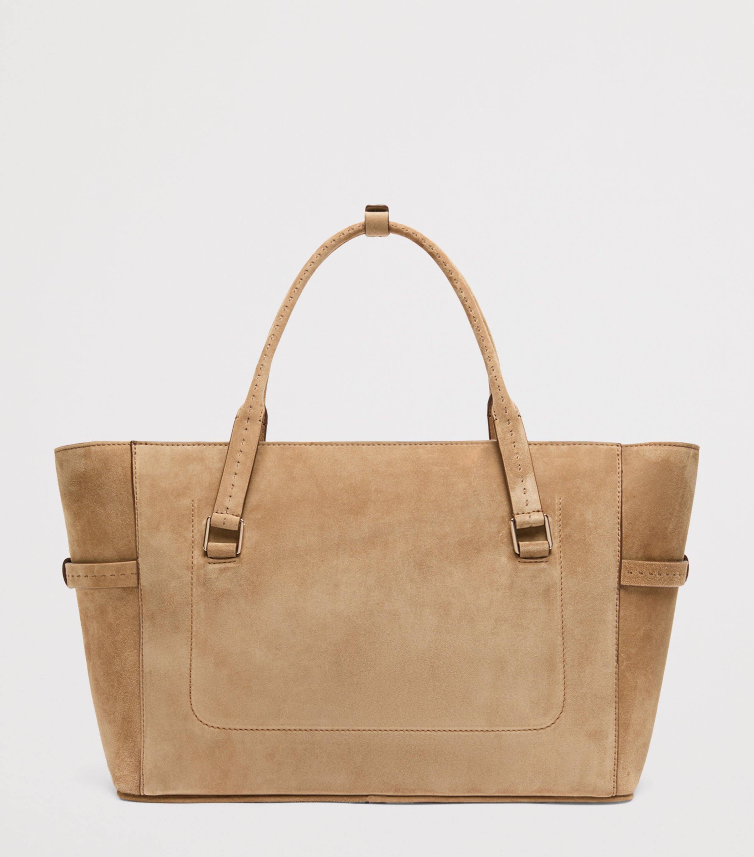 Max Mara Suede Tote Bag Beige Image 4