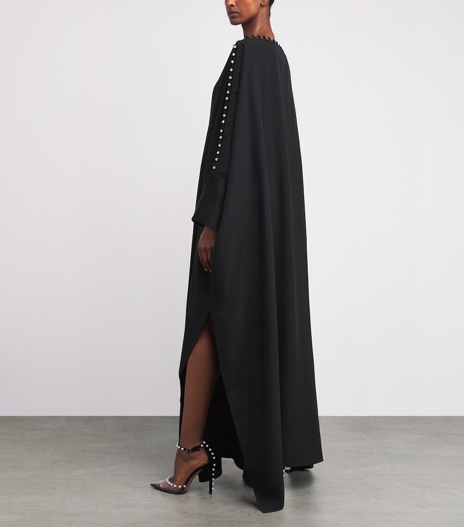 Mila Crystal Maxi Kaftan BLACK Image 3
