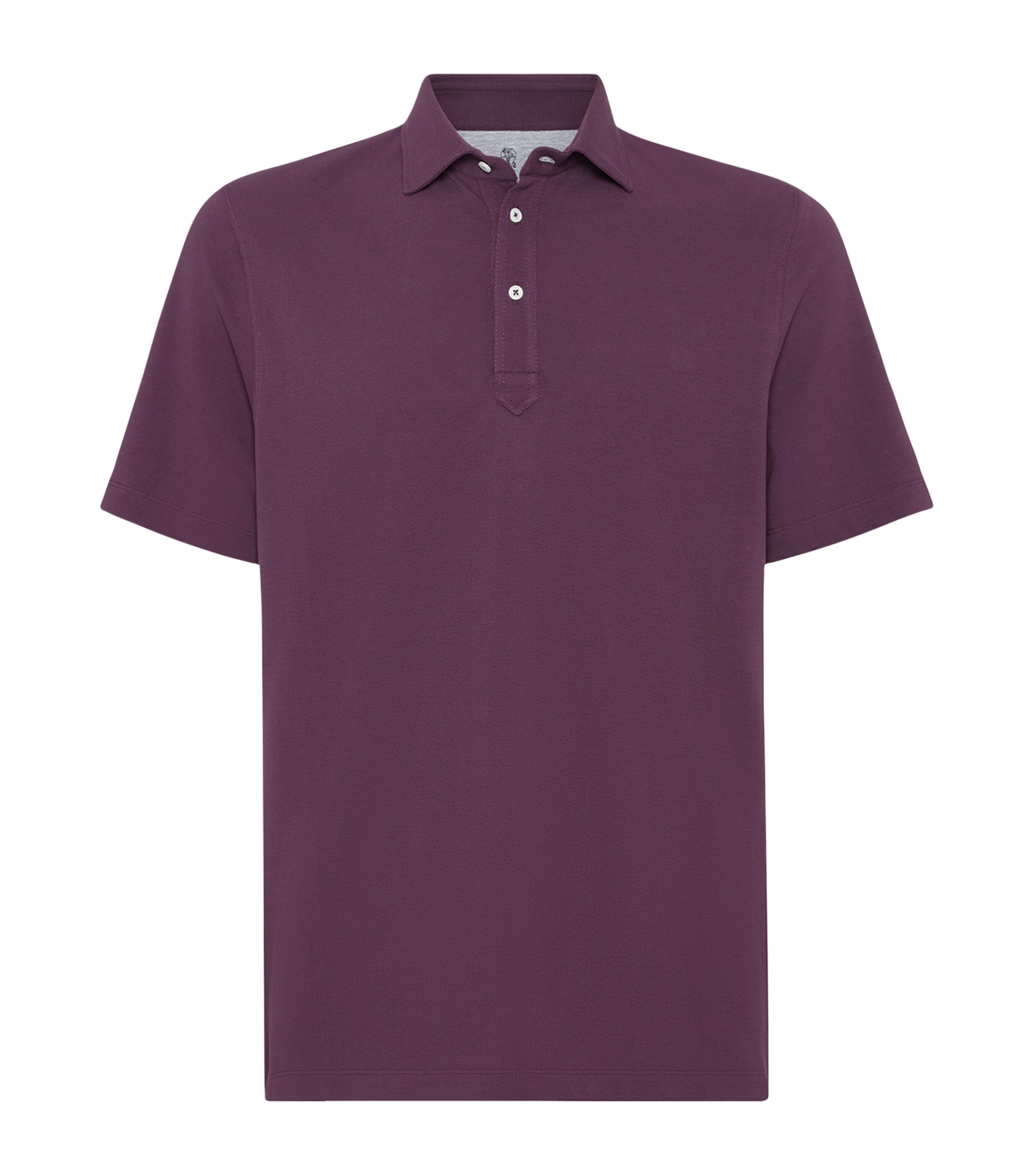 Brunello Cucinelli Cotton Polo Shirt In White