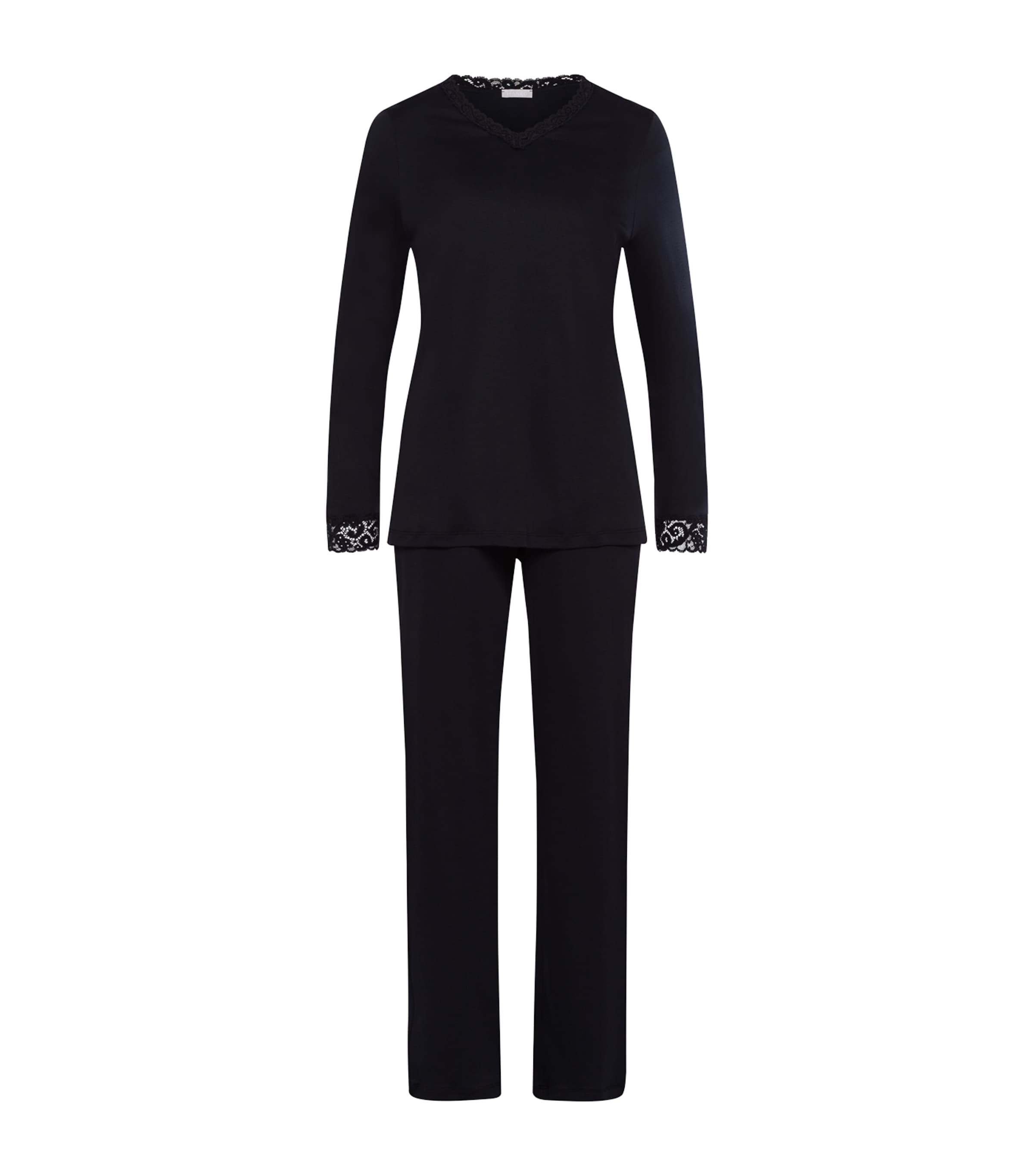 Hanro Cotton Moments Pyjama Set | Women Clothing | Nightwear | Pyjamas | Designers | Hanro