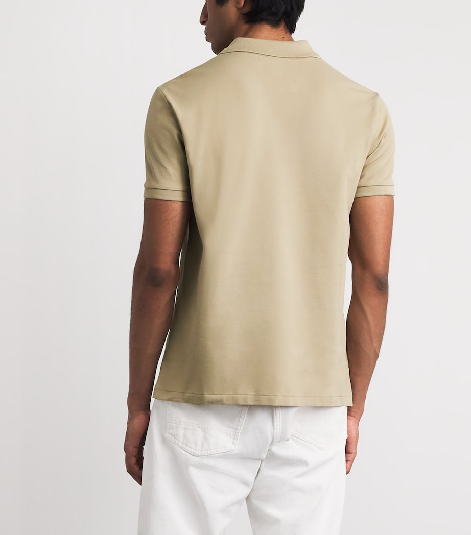 Polo Ralph Lauren Mens Stretch-Cotton Custom-Fit Polo Shirt Coastal Image 5