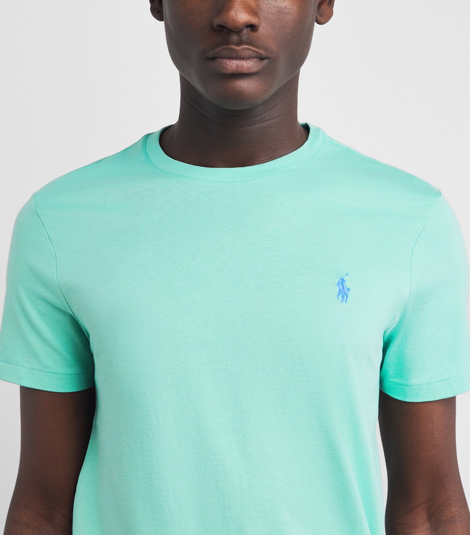 Polo Ralph Lauren Mens Cotton Custom-Fit Polo Pony T-Shirt Image 3