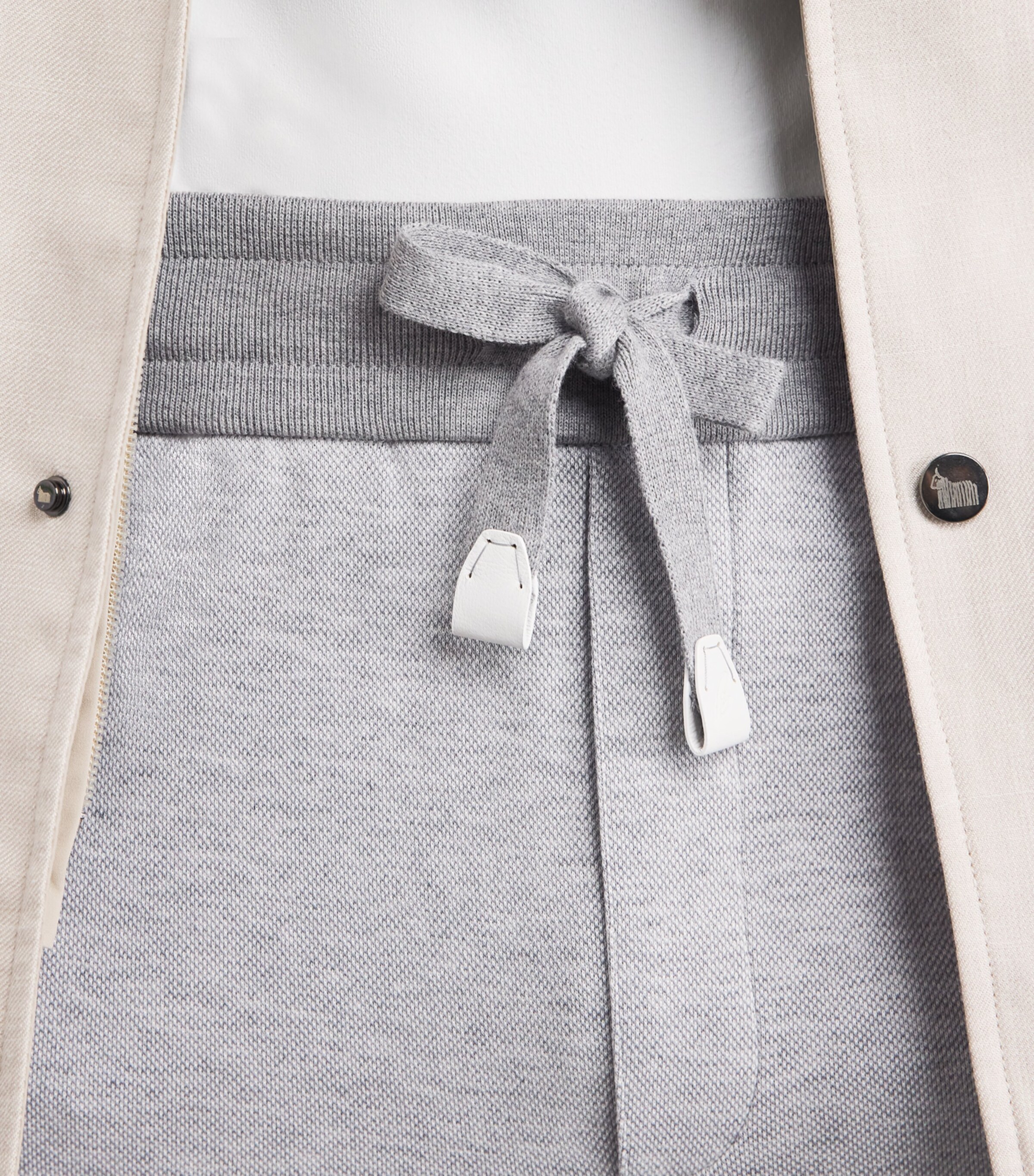 Brioni Mens Cotton-Blend Sweatpants Image 3