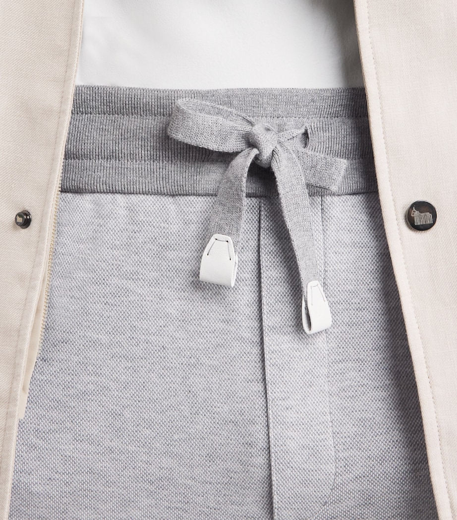 Brioni Mens Cotton-Blend Sweatpants Image 3