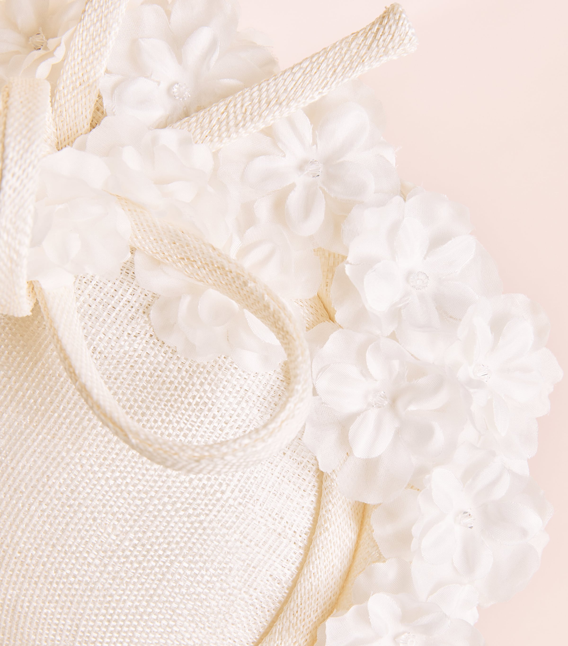 Rachel Trevor-Morgan Flower-Detail Hat Fascinator White Image 5