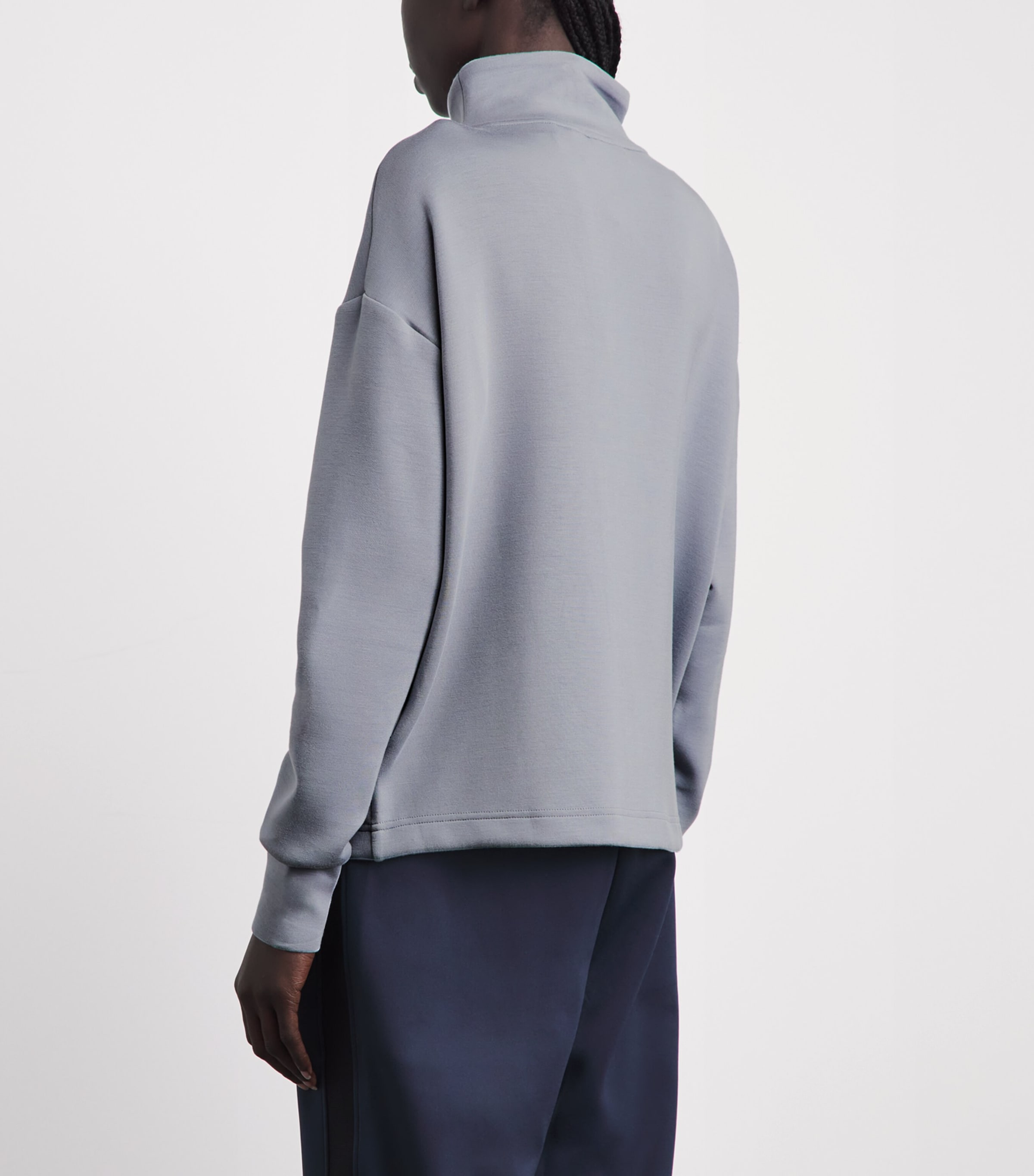 Varley Womens Arlene Zip-Up Sweatshirt Wind Blue Image 5
