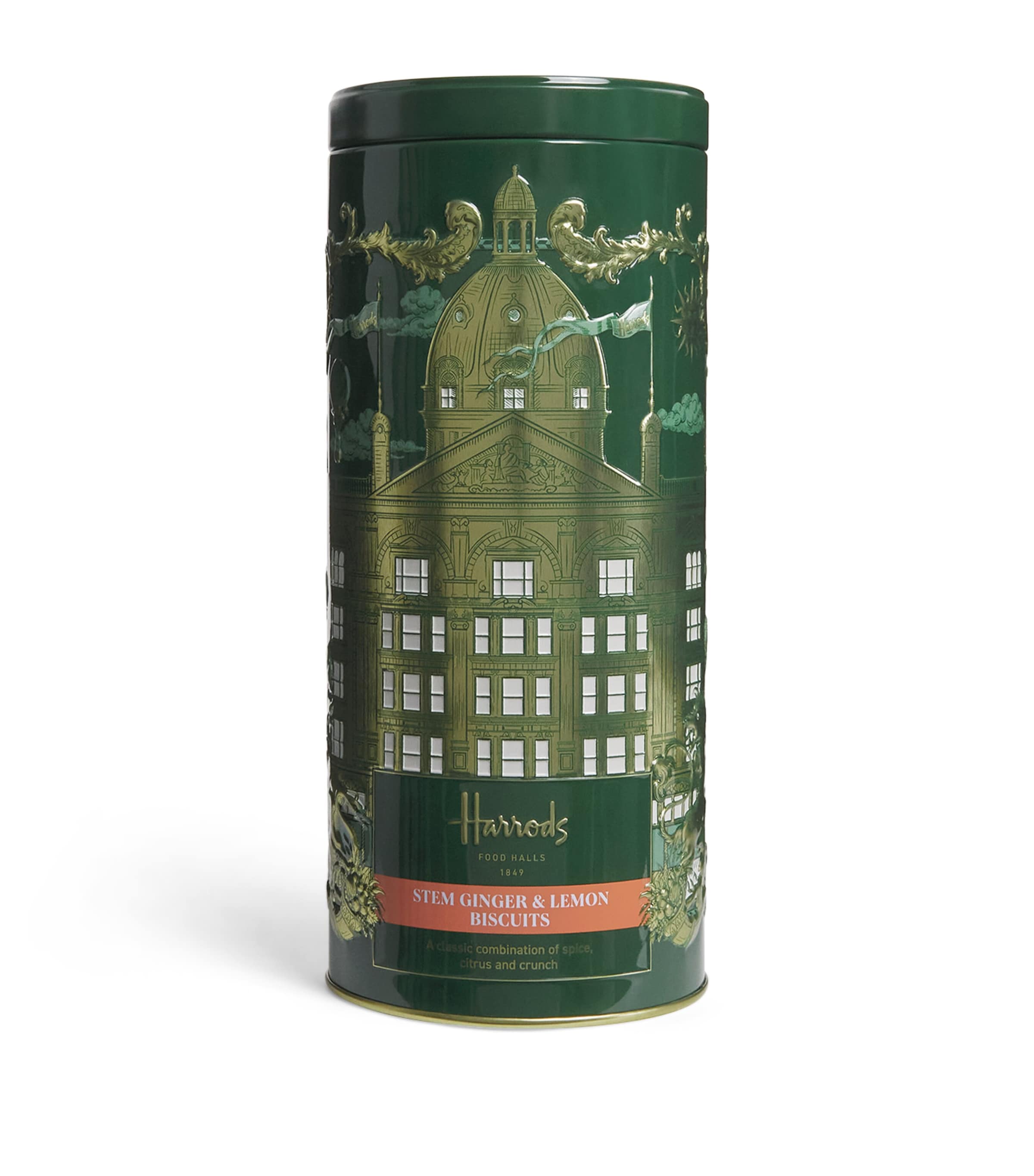 Stem Ginger & Lemon Biscuit Tin (200g) NO COLOUR Image 1