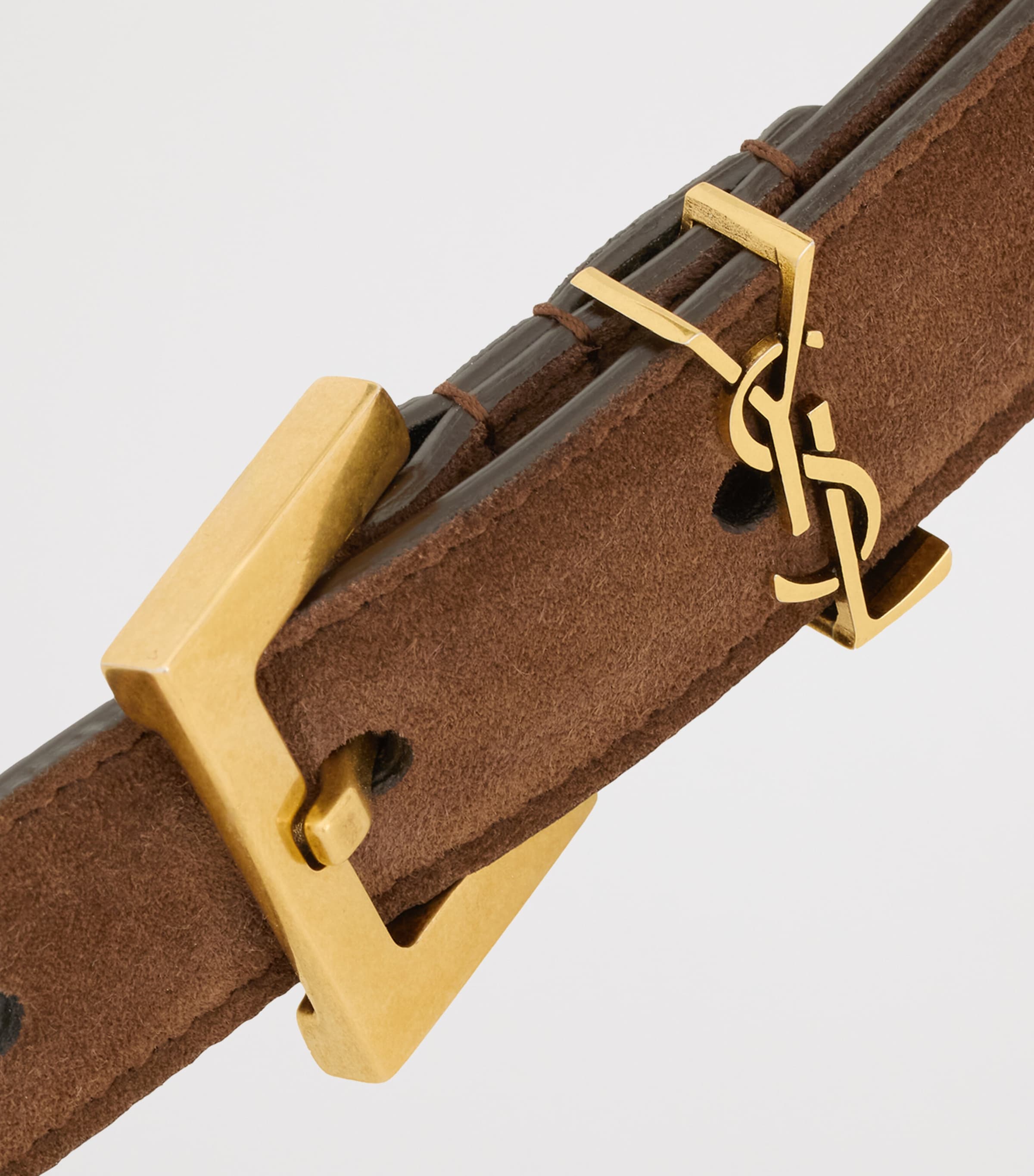 Saint Laurent Calfskin Cassandre Belt Image 3