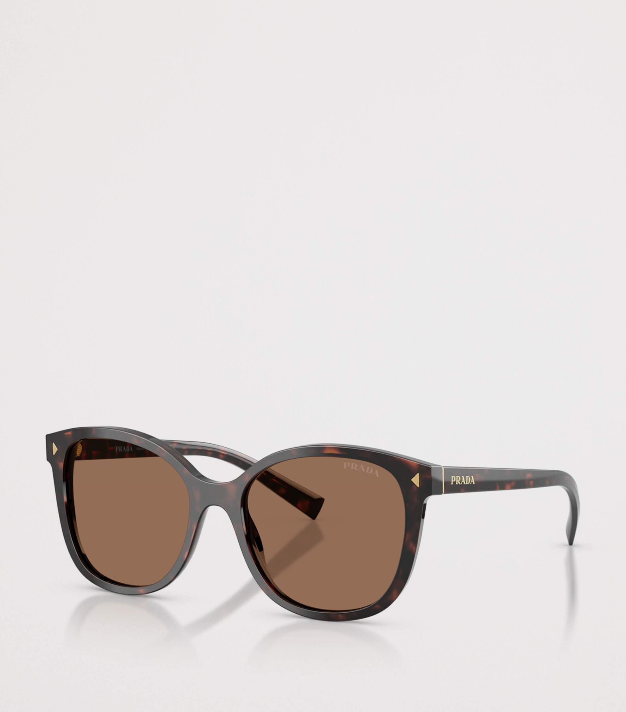 Prada Tortoiseshell Square Sunglasses Brown Image 2