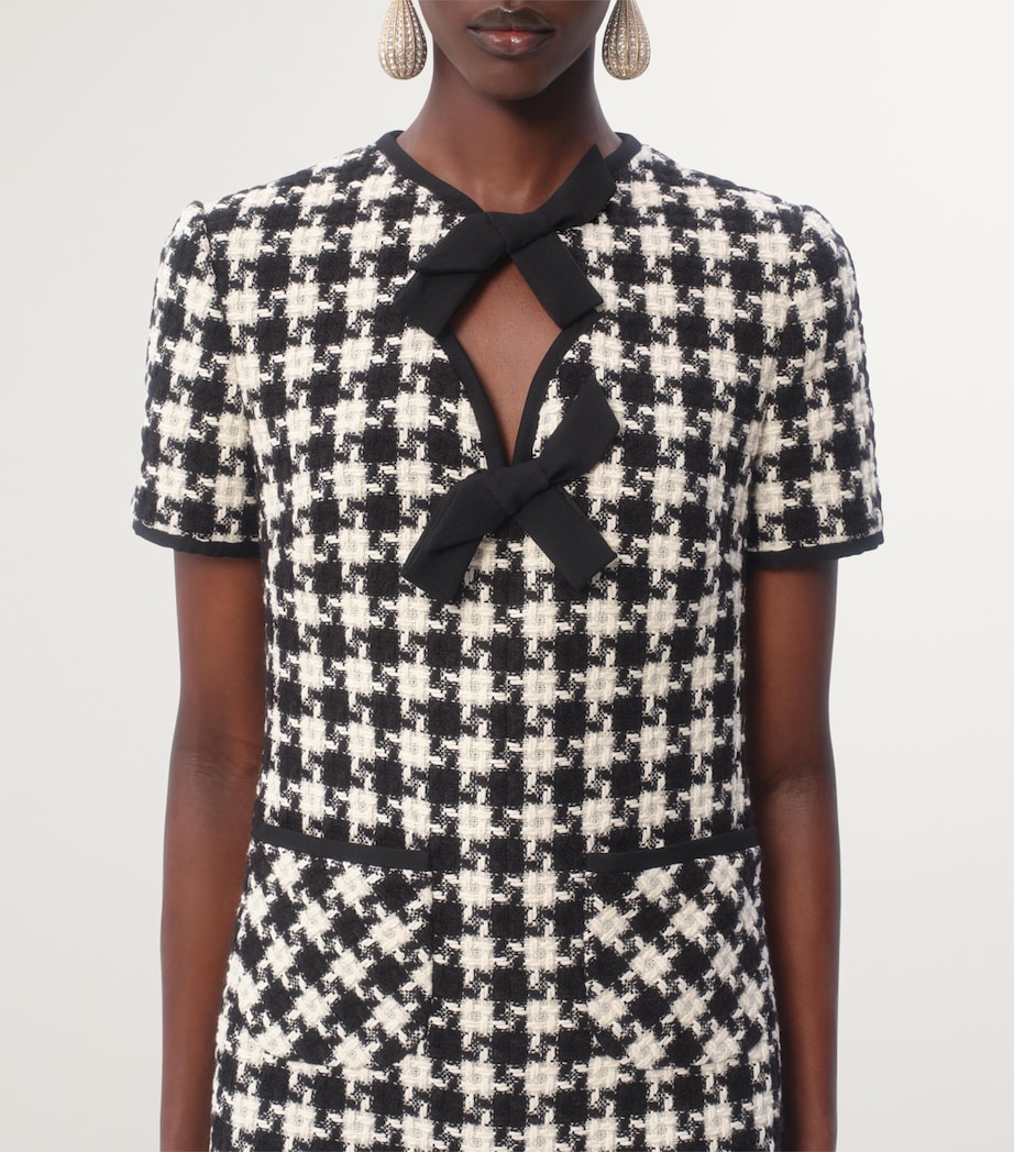 Houndstooth Mini Dress 0AN Image 4