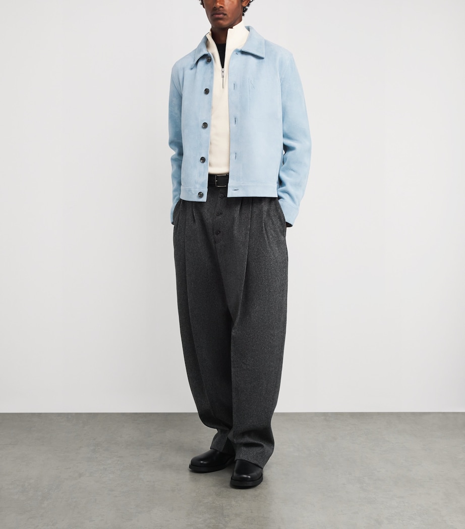 Wool Half-Zip Sweater OFF WHITE Image 2