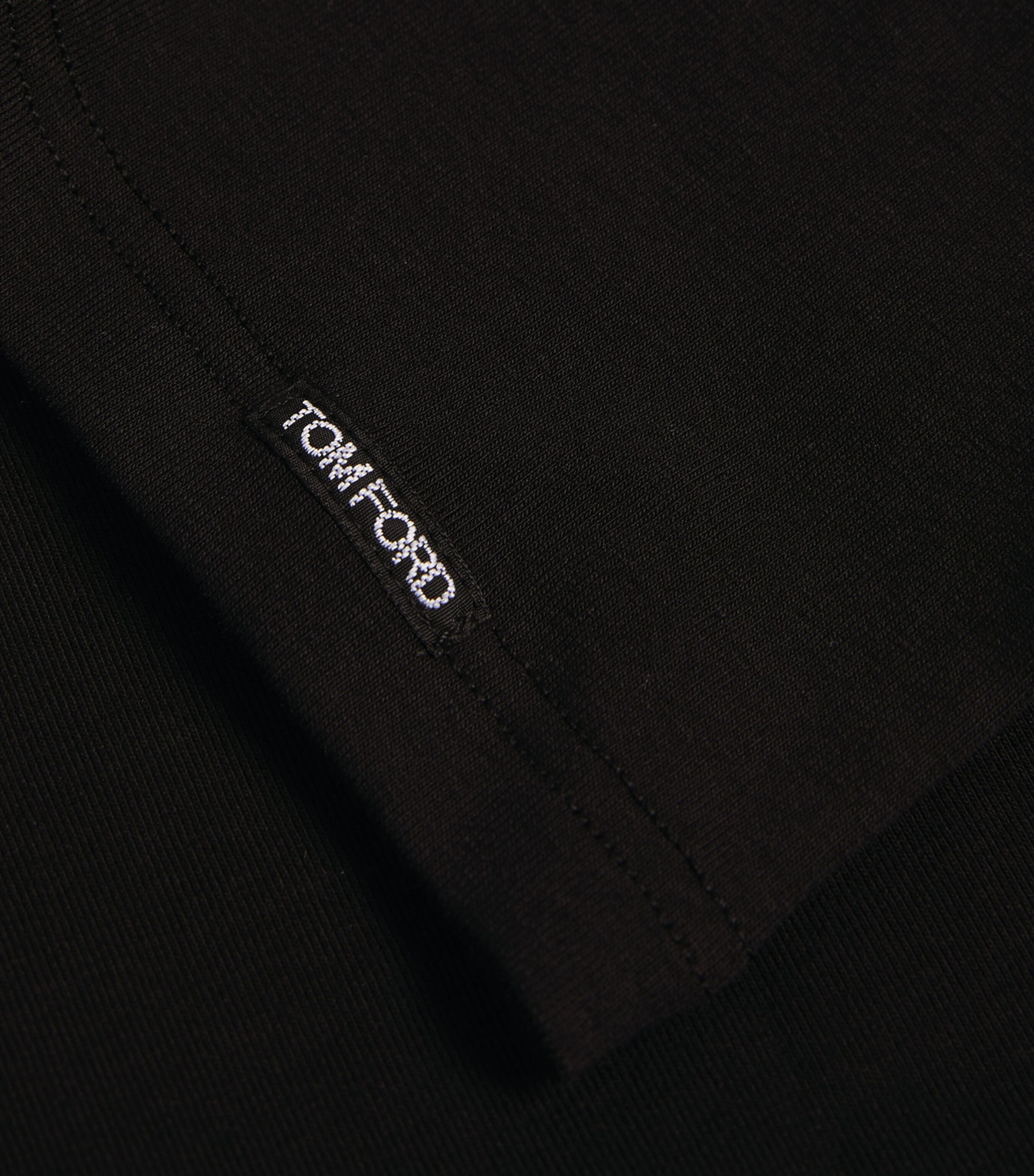 Stretch-Cotton T-Shirt 002 BLACK Image 10