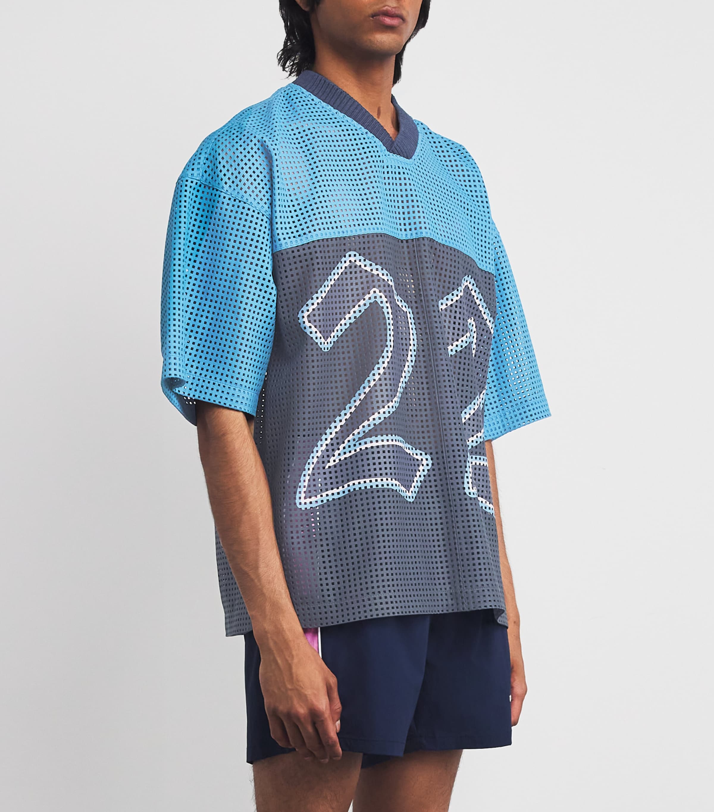 【AMIRI】 ハリウッド特大Tシャツ AMIRI Oversized Leather T-Shirt | Harrods US