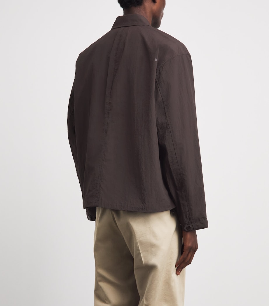 NN.07 Mens Water-Repellent Fenton 80039 Shacket Dusky Port Image 5