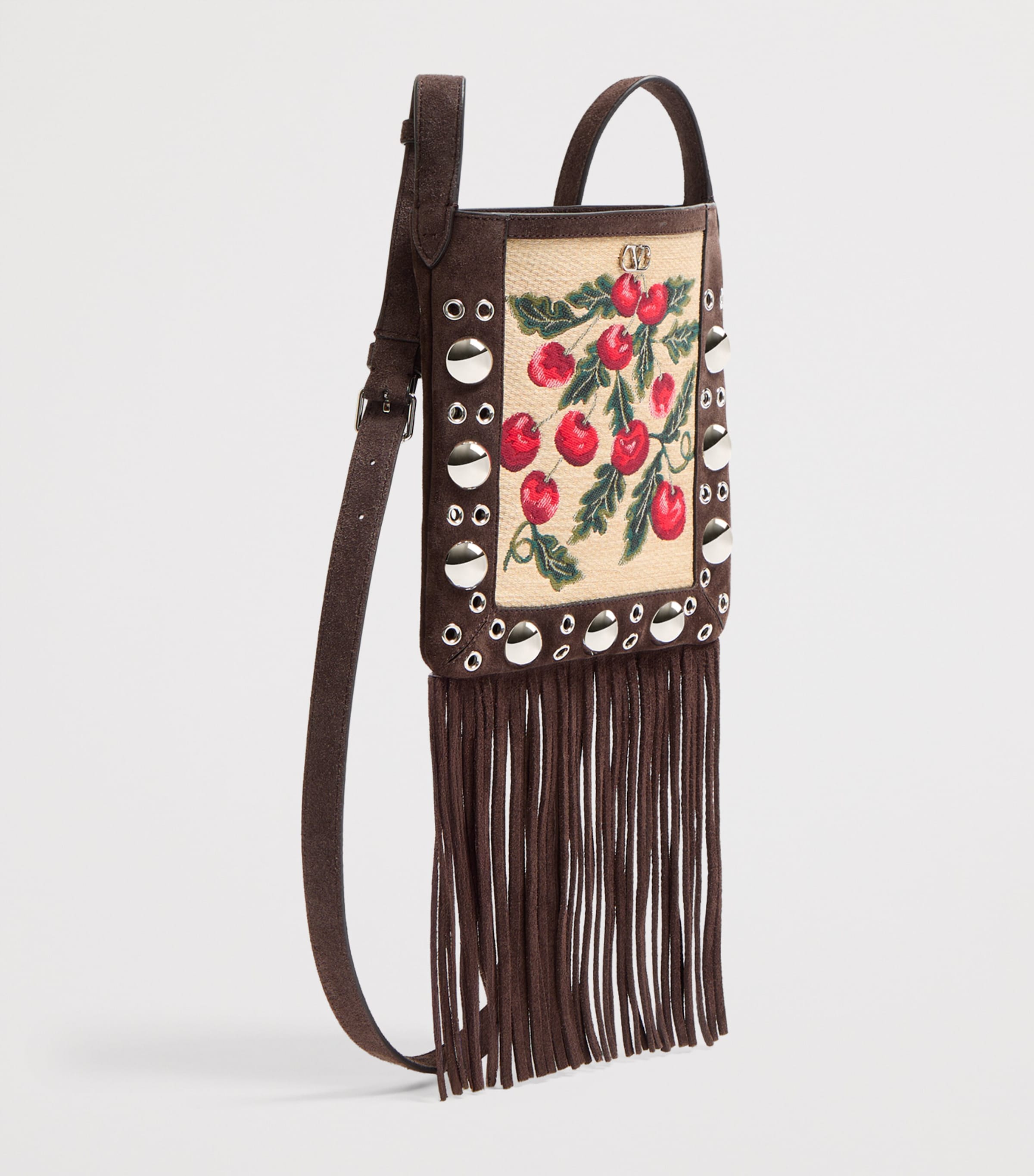 Valentino Garavani Leather Nellcote Cross-Body Bag | Harrods US