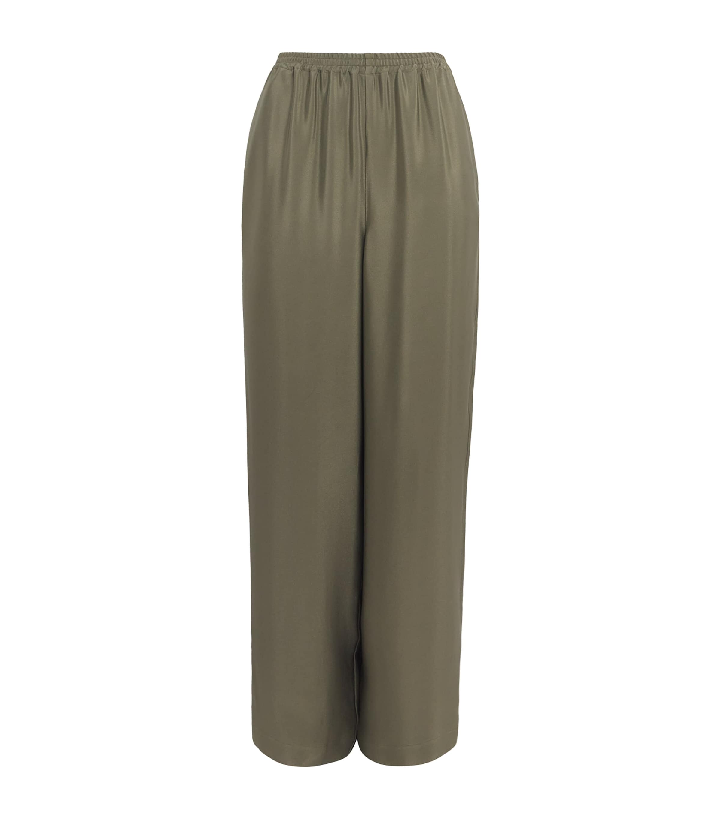 Silk Flared Trousers OLIVDARK Image 1