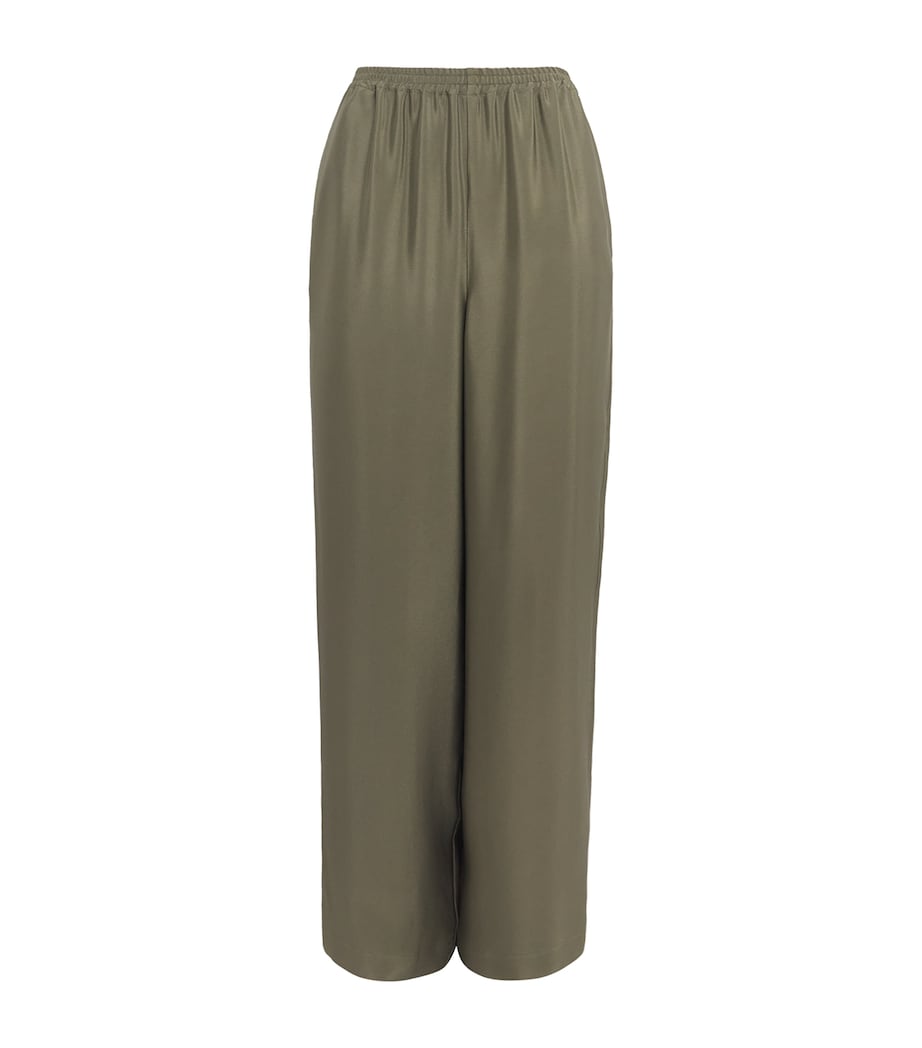 Silk Flared Trousers OLIVDARK Image 1