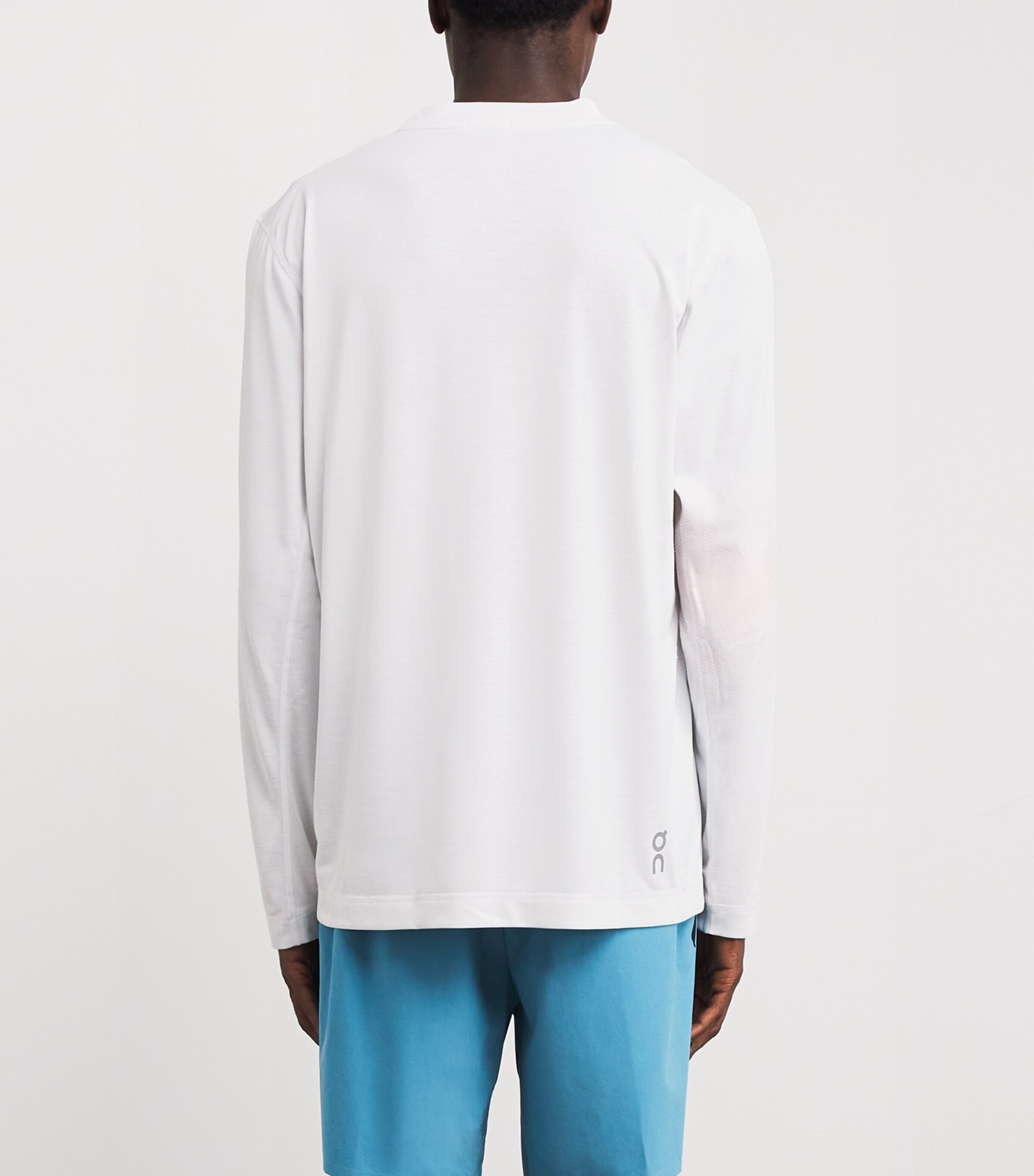 On Mens Train Long-Sleeve T-Shirt White Image 4
