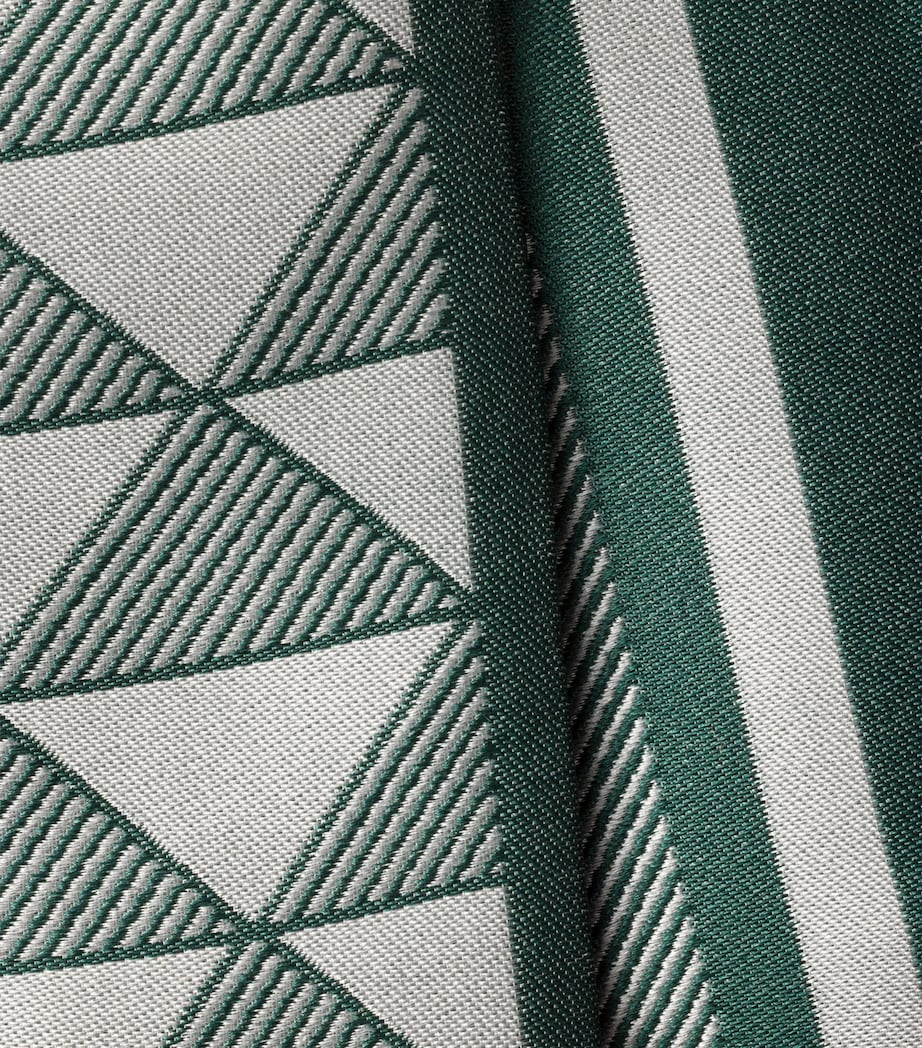 Silk Triangle Skinny Scarf F077U Image 2