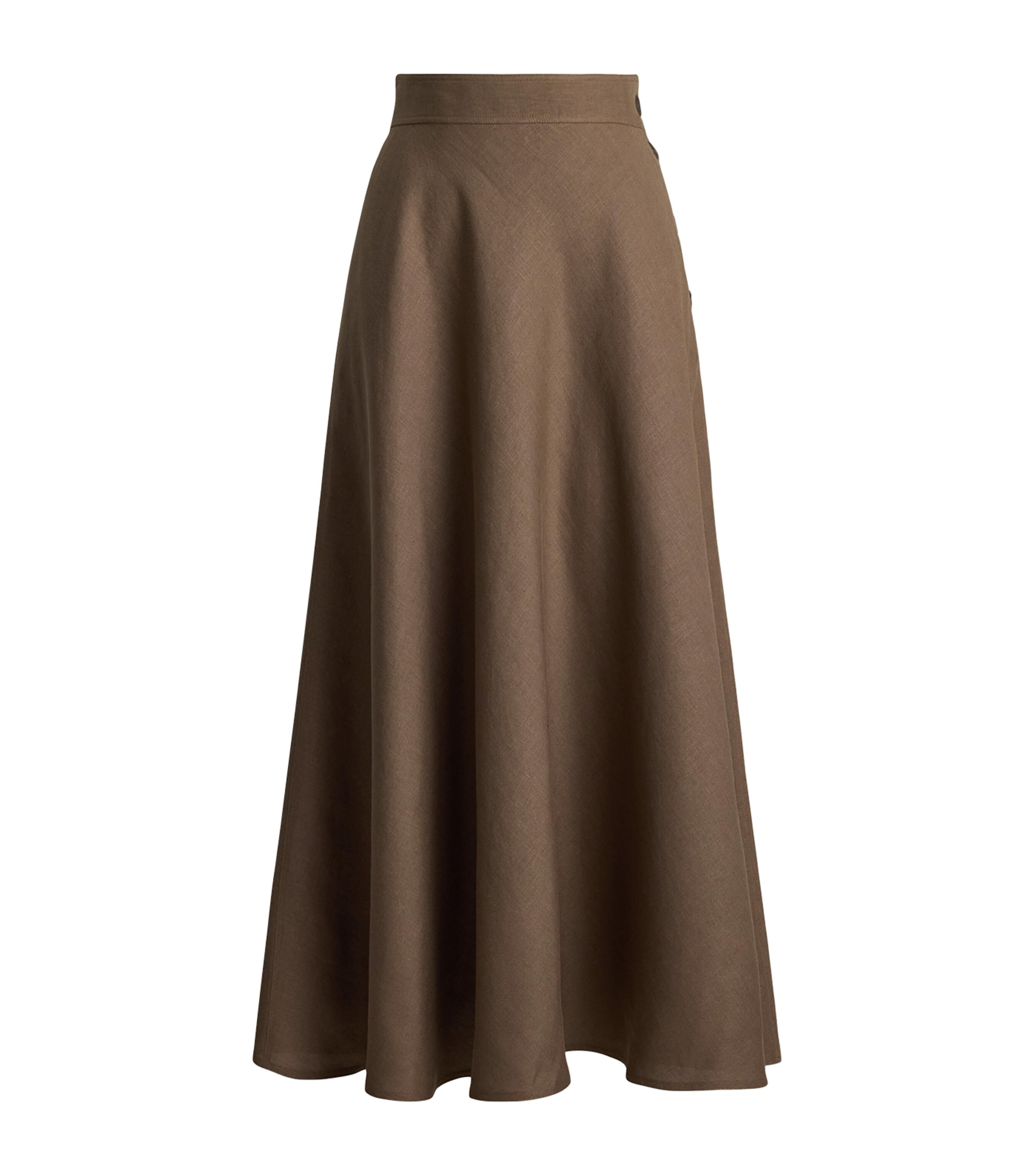 Ralph Lauren Collection Womens Linen Kenzie Skirt Portobello Image 1