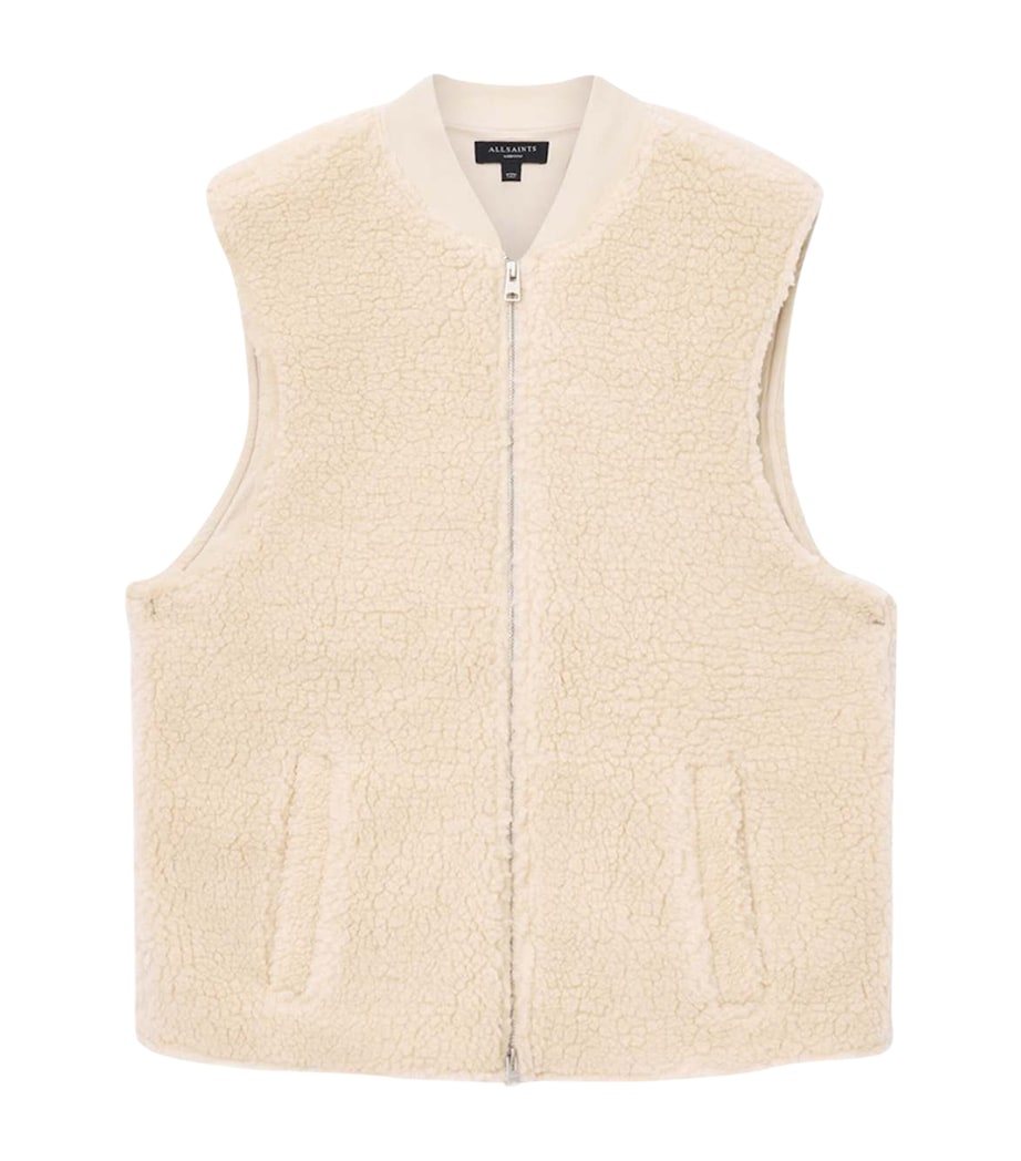 Sherpa Otis Gilet BONE WHITE Image 1