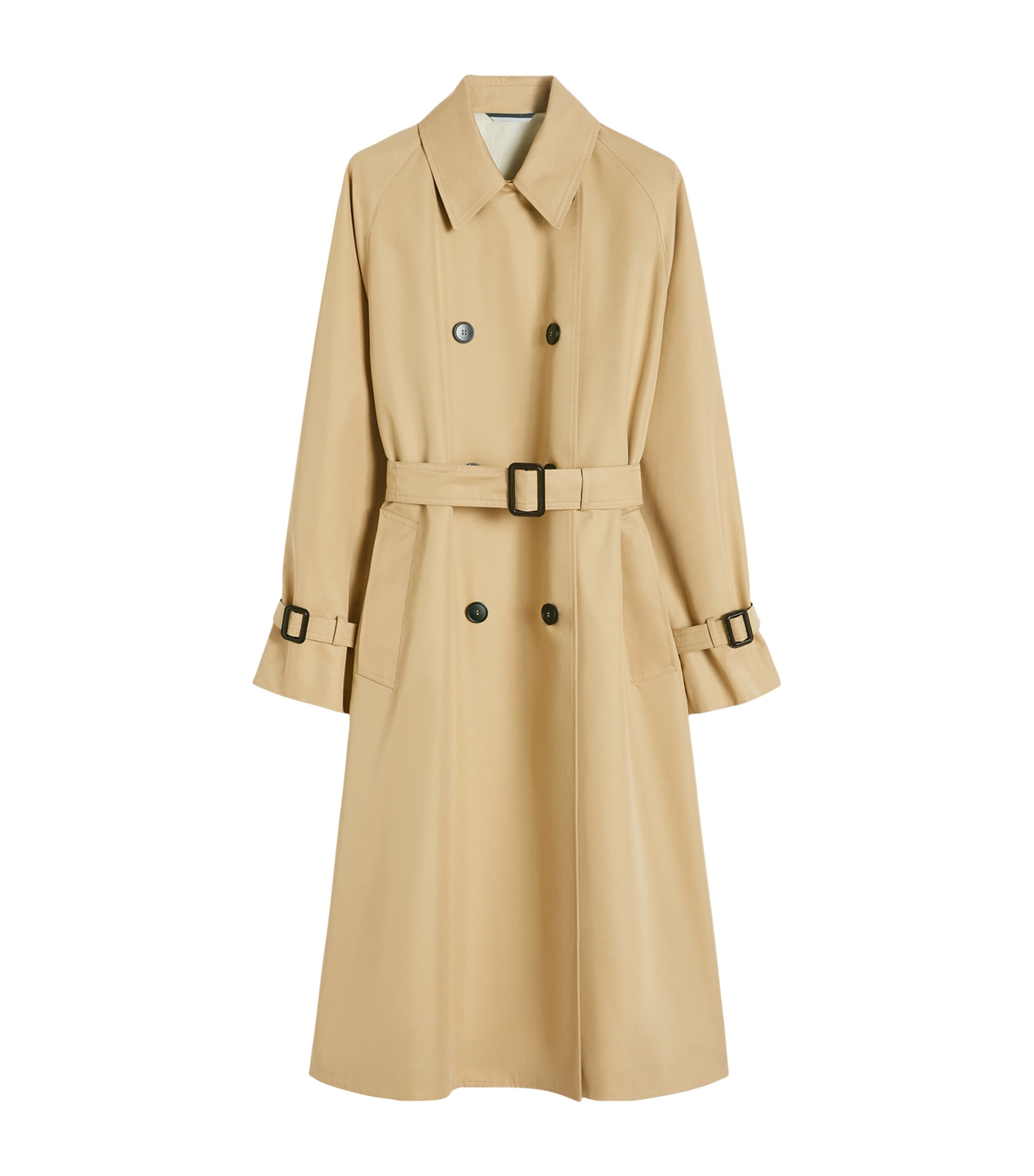 Weekend Max Mara Womens Gabardine Reversible Trench Coat Beige Image 1