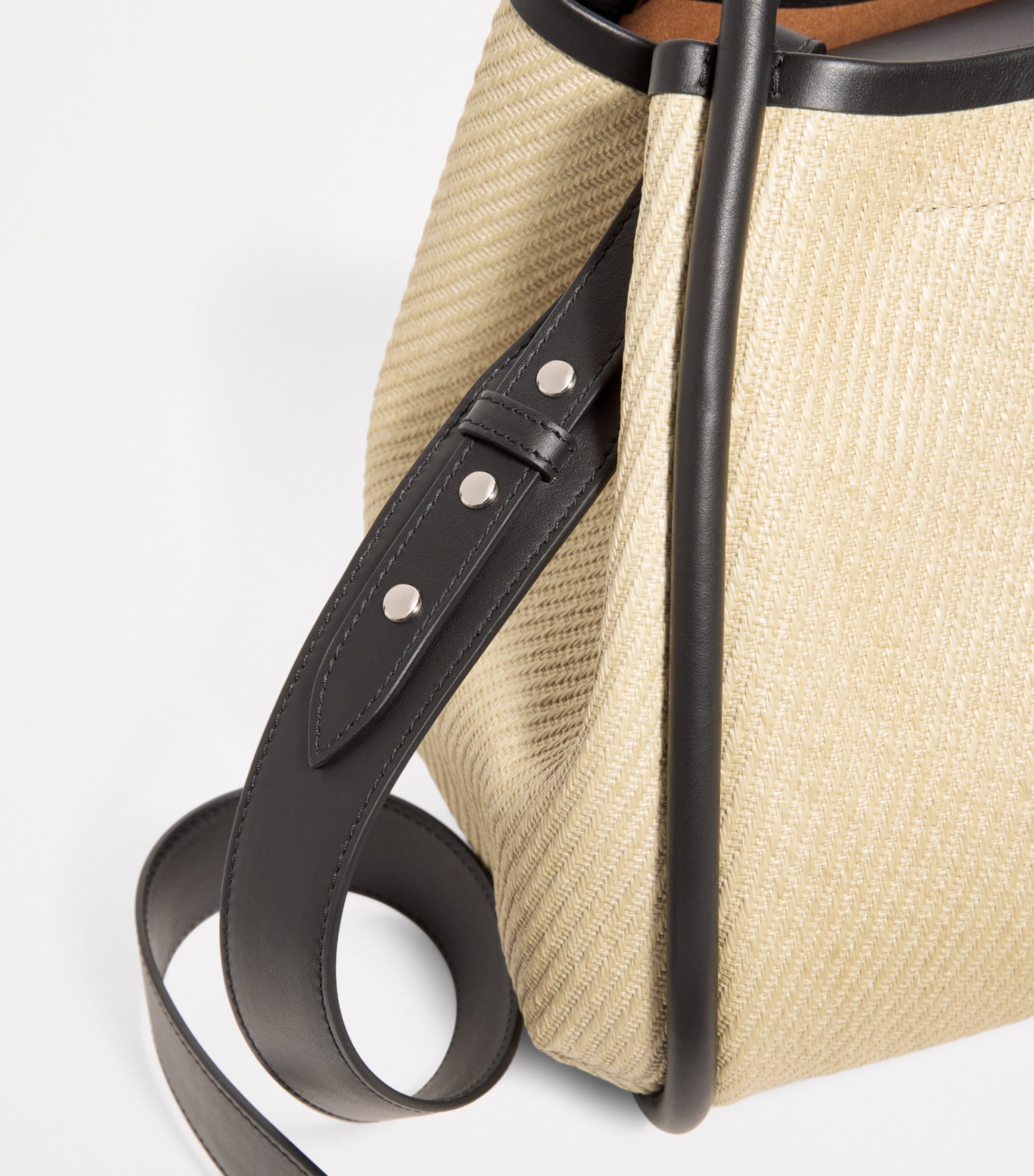 ★関税込み★ Max Mara TOP HANDLE BAG Max Mara Woven Marine Top-Handle Bag | Harrods US