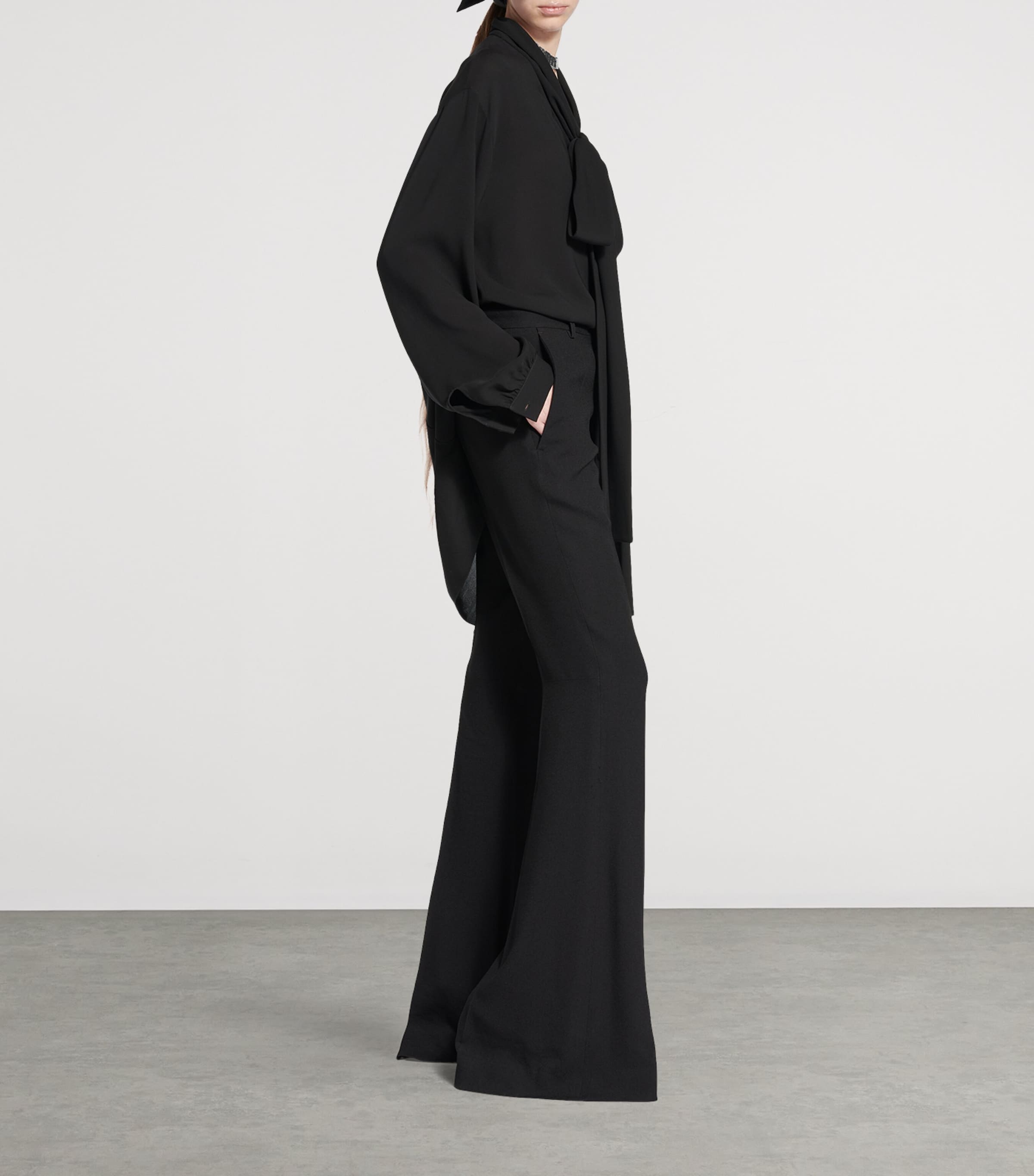 Balenciaga Flared Trousers | Harrods US